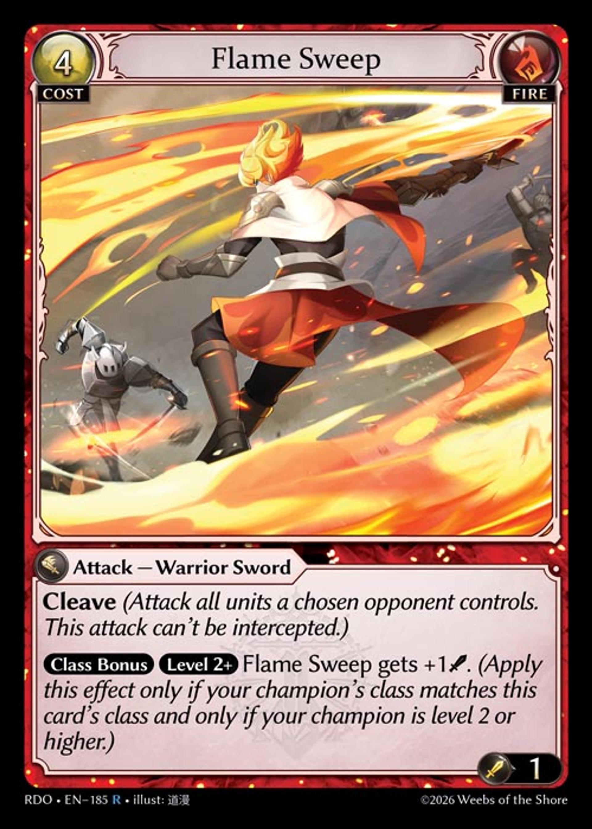 Flame Sweep — Radiant Origins — Grand Archive TCG
