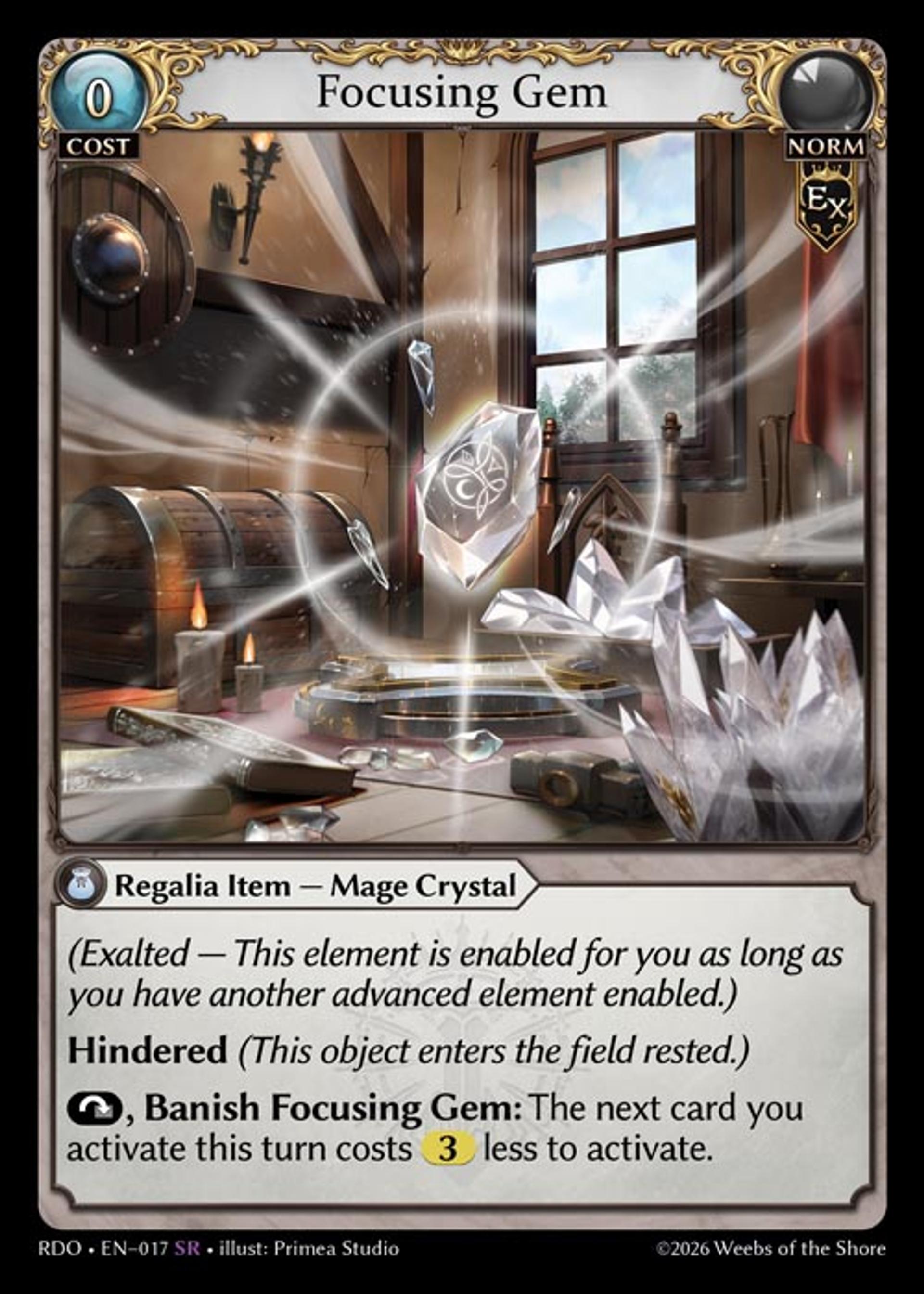 Focusing Gem — Radiant Origins — Grand Archive