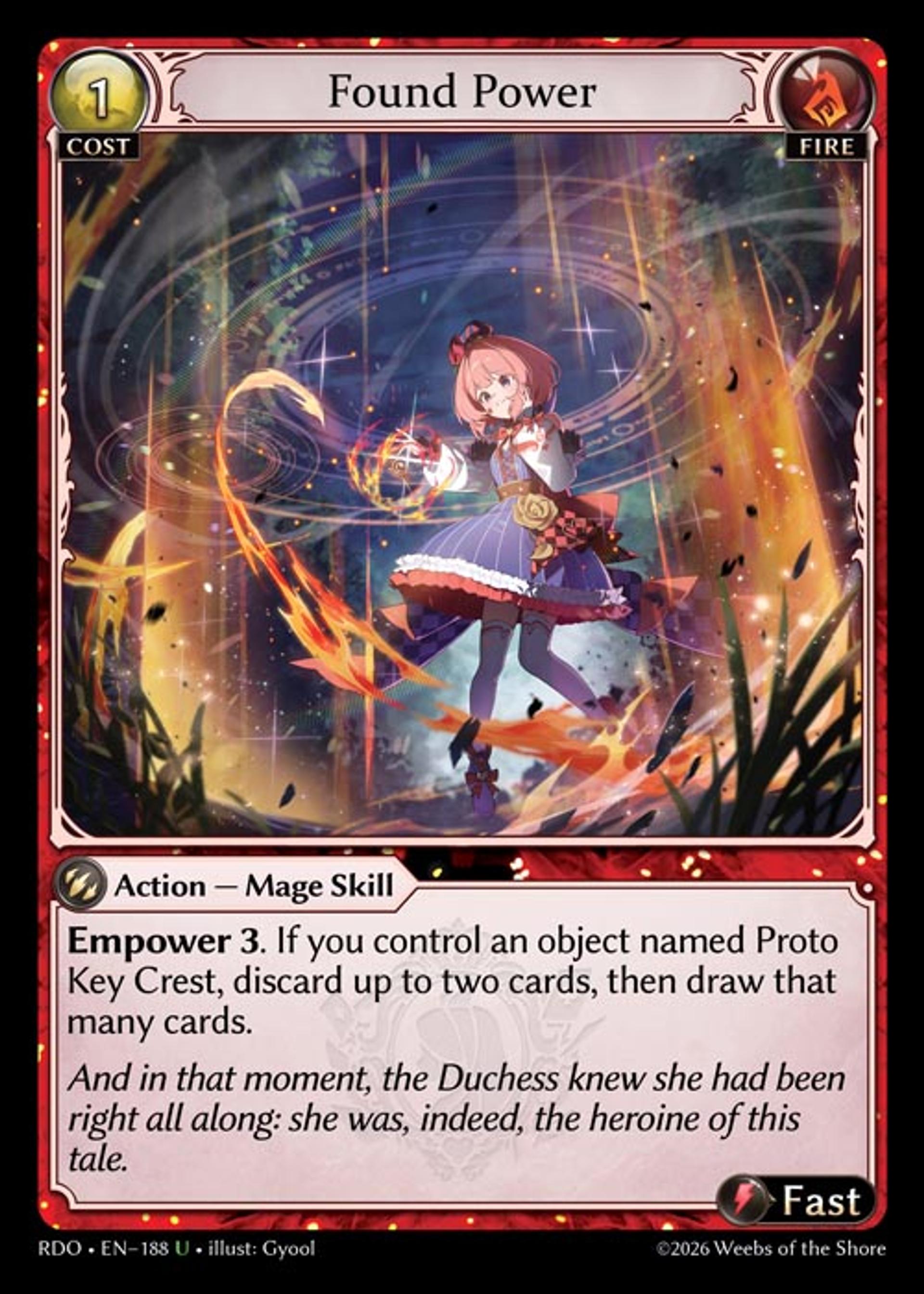 Found Power — Radiant Origins — Grand Archive