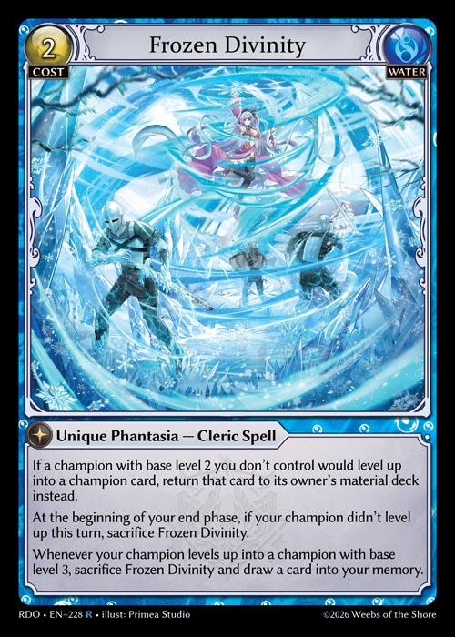 Frozen Divinity — Radiant Origins — Grand Archive TCG