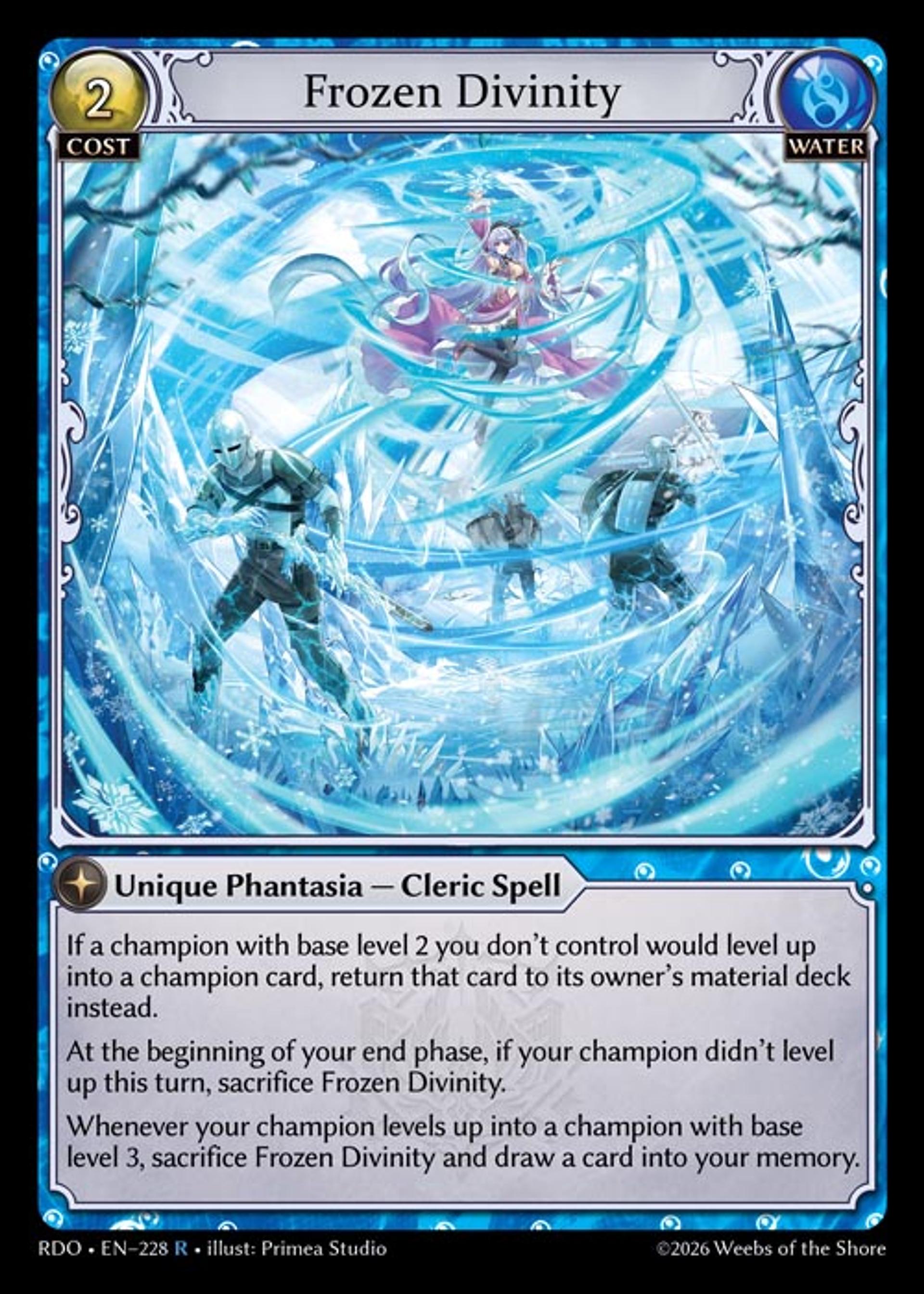 Frozen Divinity — Radiant Origins — Grand Archive
