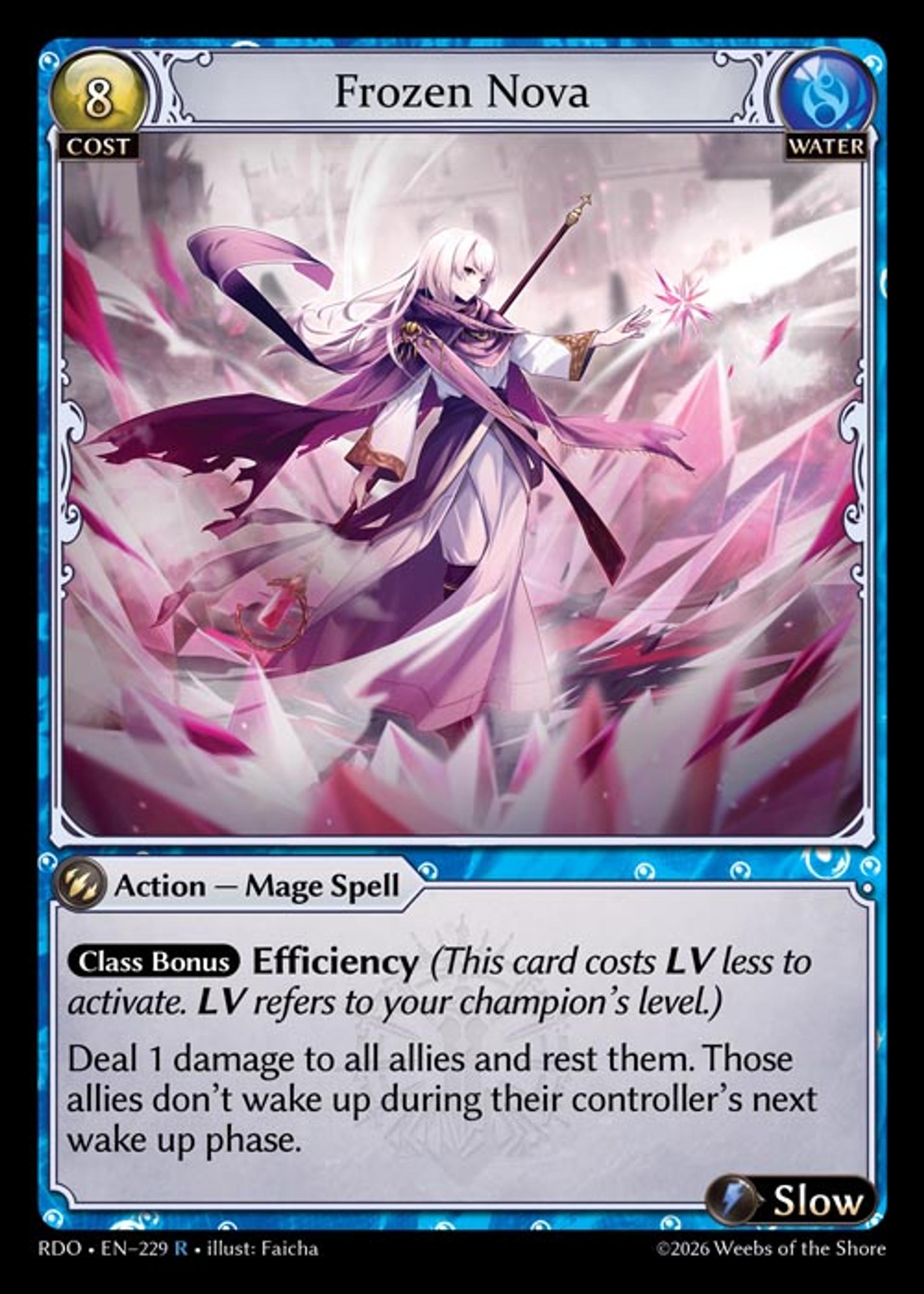 Frozen Nova — Radiant Origins — Grand Archive TCG
