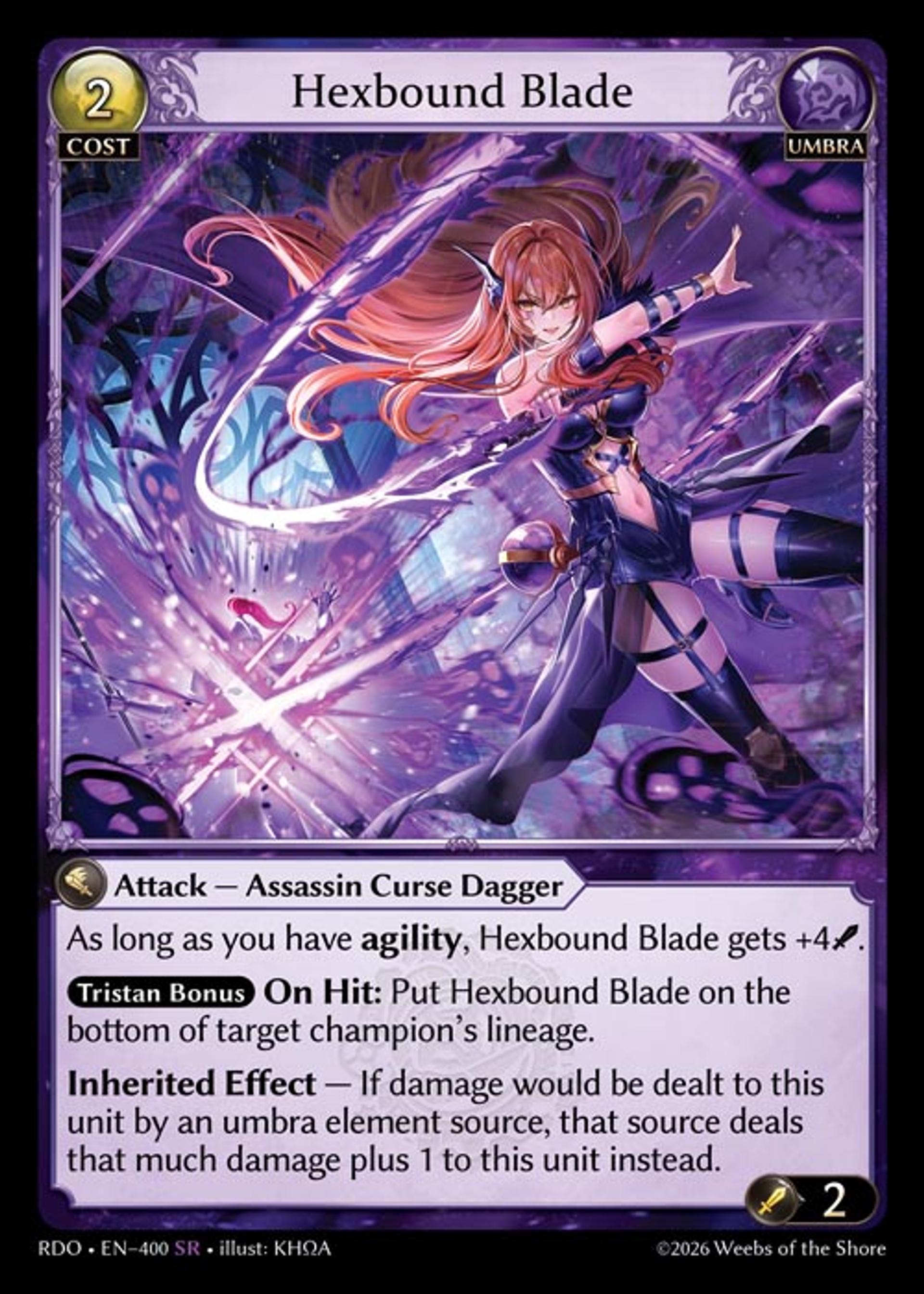 Hexbound Blade — Radiant Origins — Grand Archive