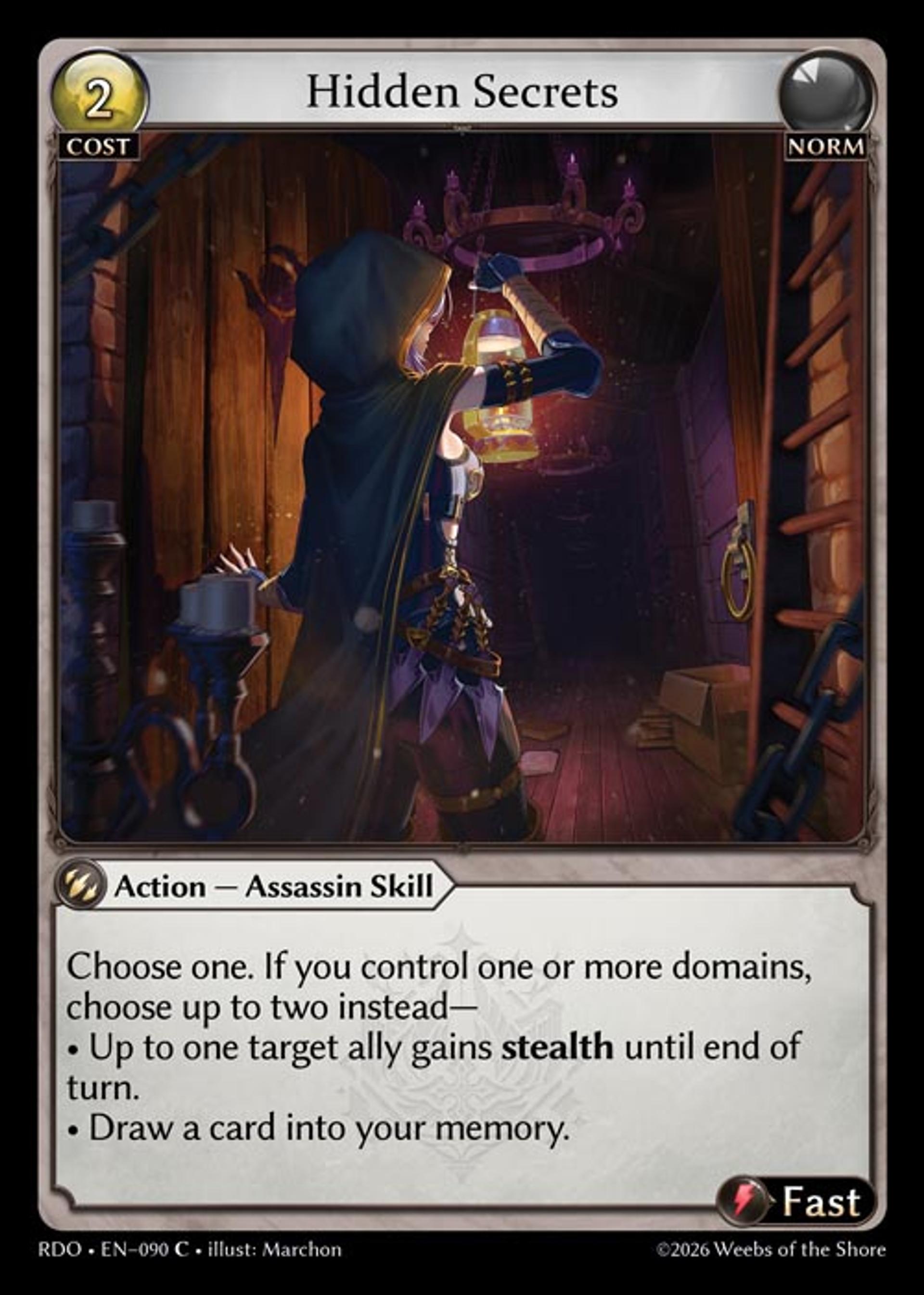 Hidden Secrets — Radiant Origins — Grand Archive TCG