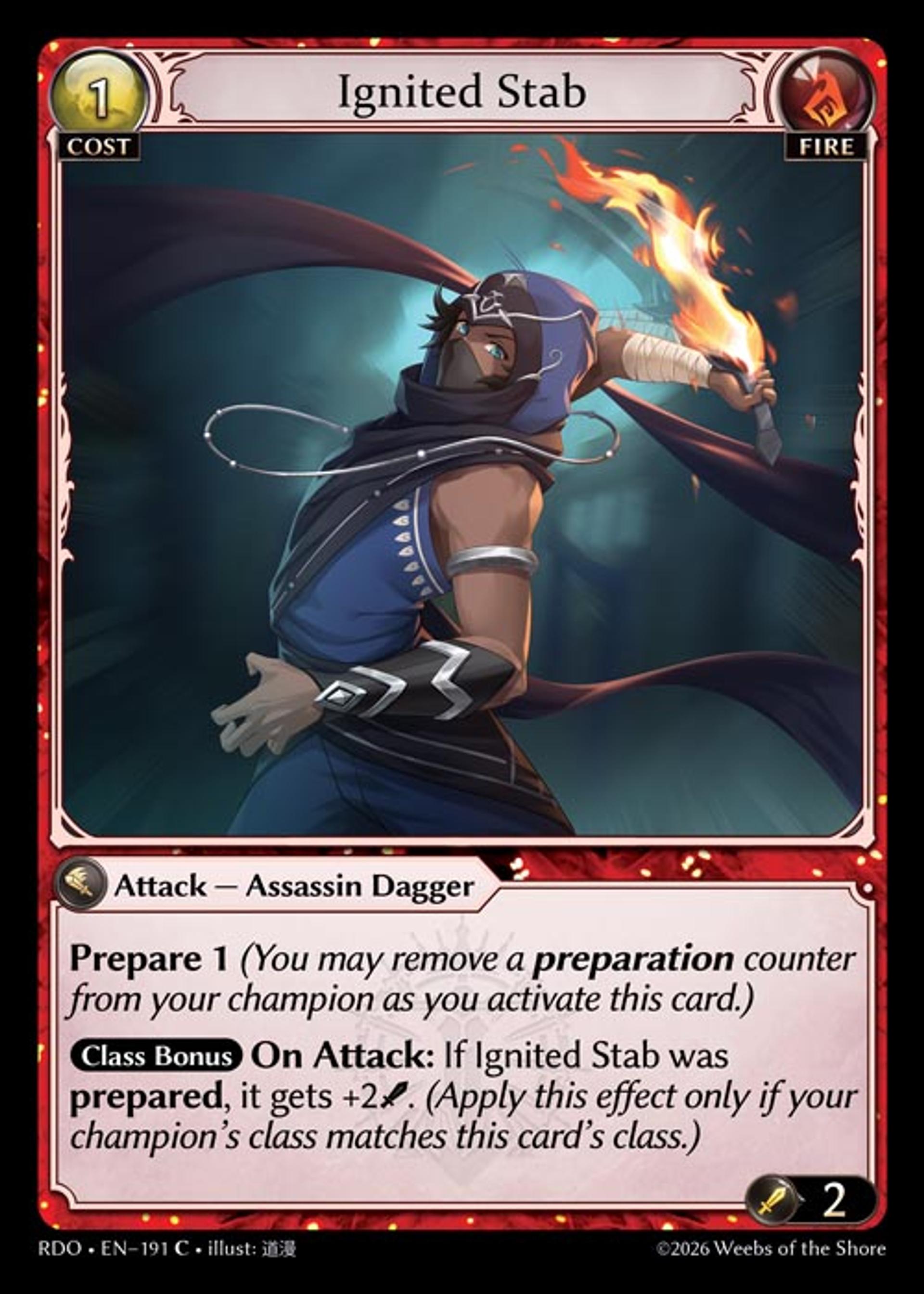 Ignited Stab — Radiant Origins — Grand Archive TCG