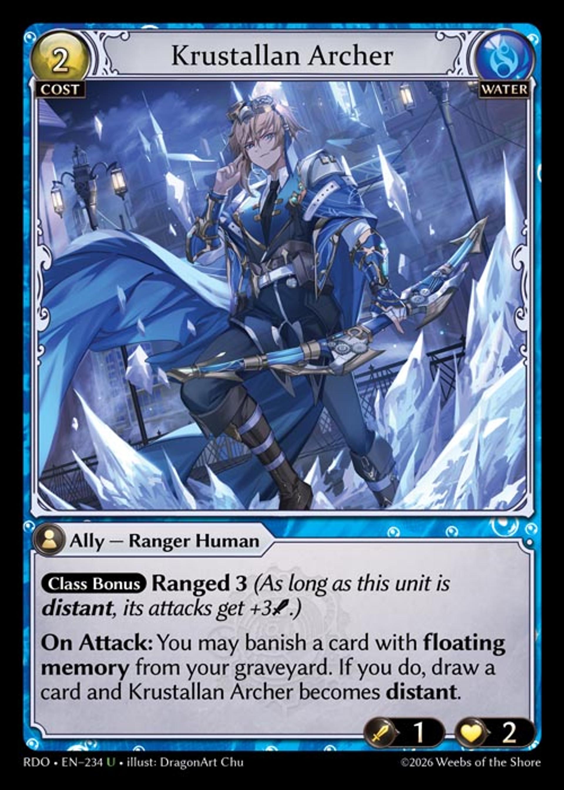Krustallan Archer — Radiant Origins — Grand Archive TCG