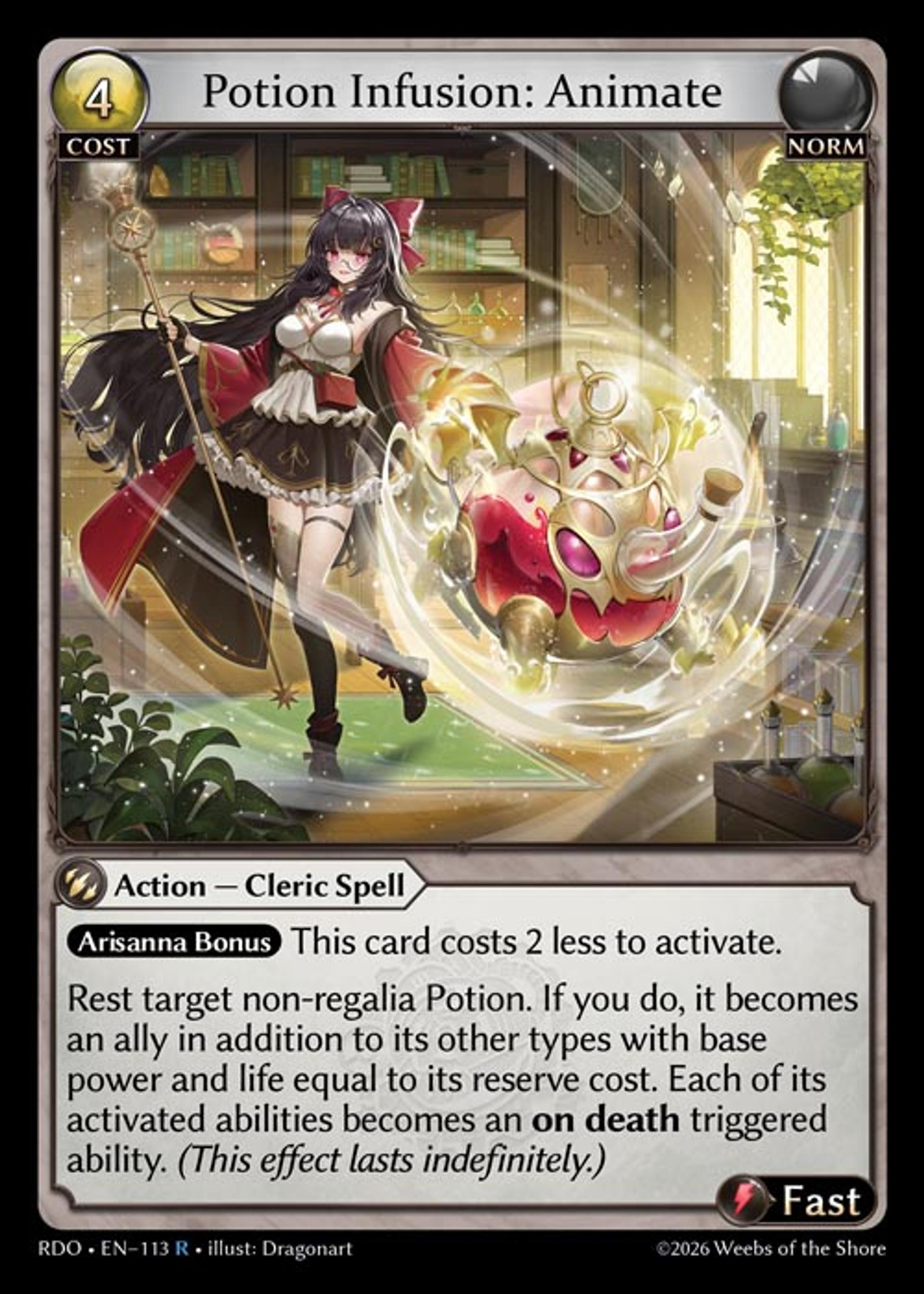 Potion Infusion: Animate — Radiant Origins — Grand Archive