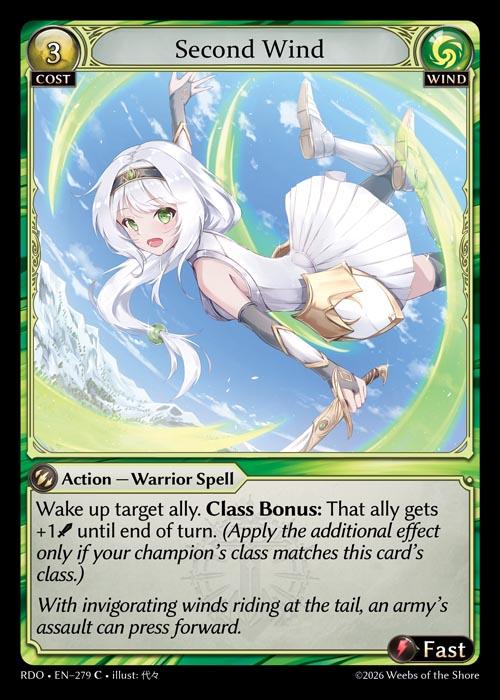 Second Wind — Radiant Origins — Grand Archive TCG
