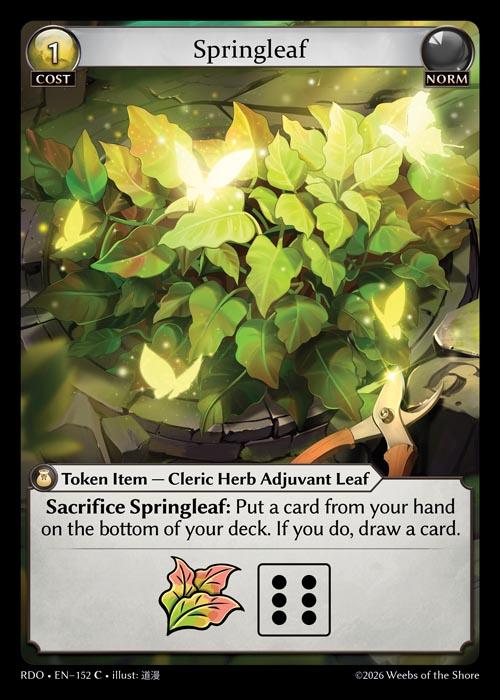 Springleaf — Radiant Origins — Grand Archive TCG