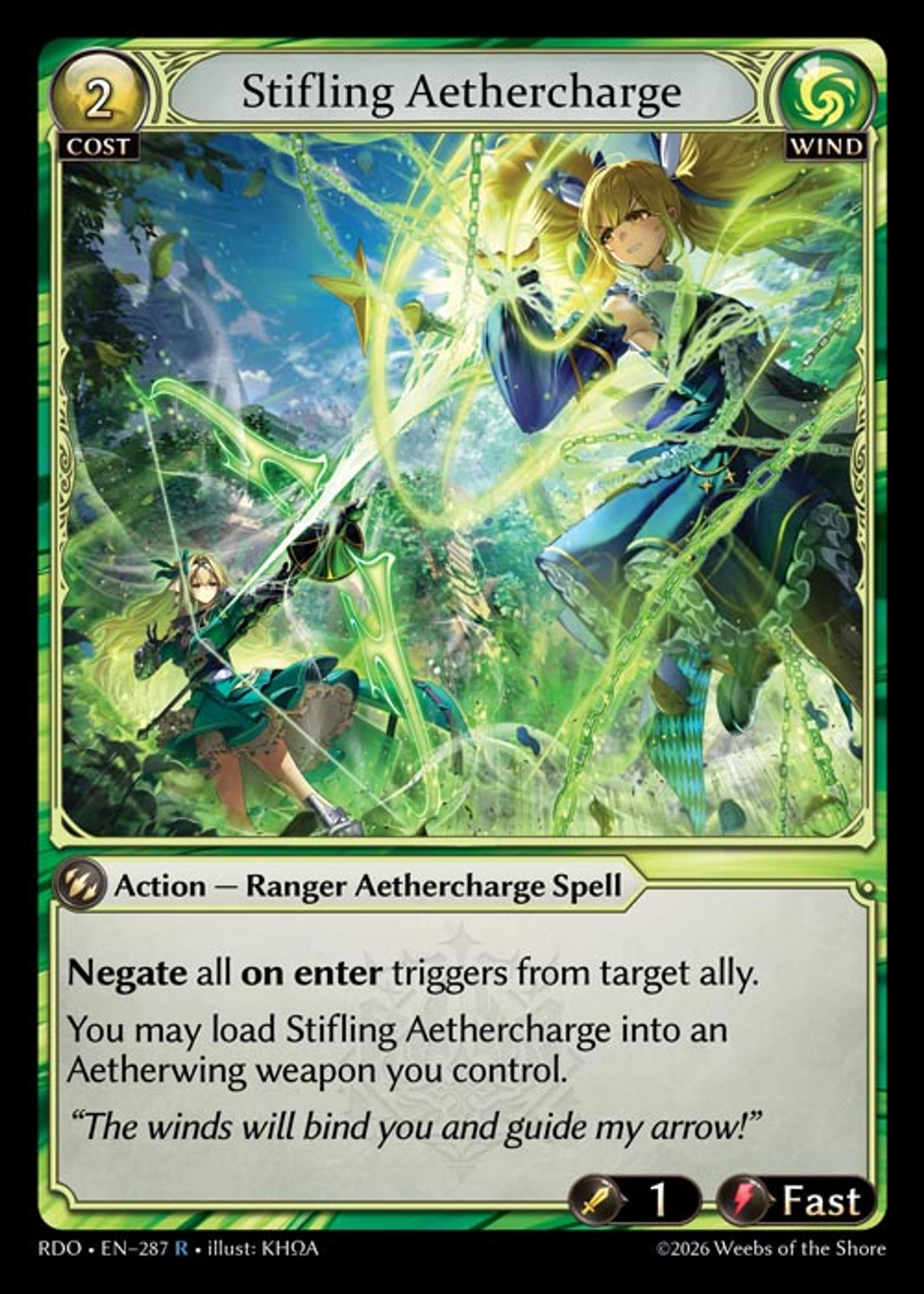 Stifling Aethercharge — Radiant Origins — Grand Archive