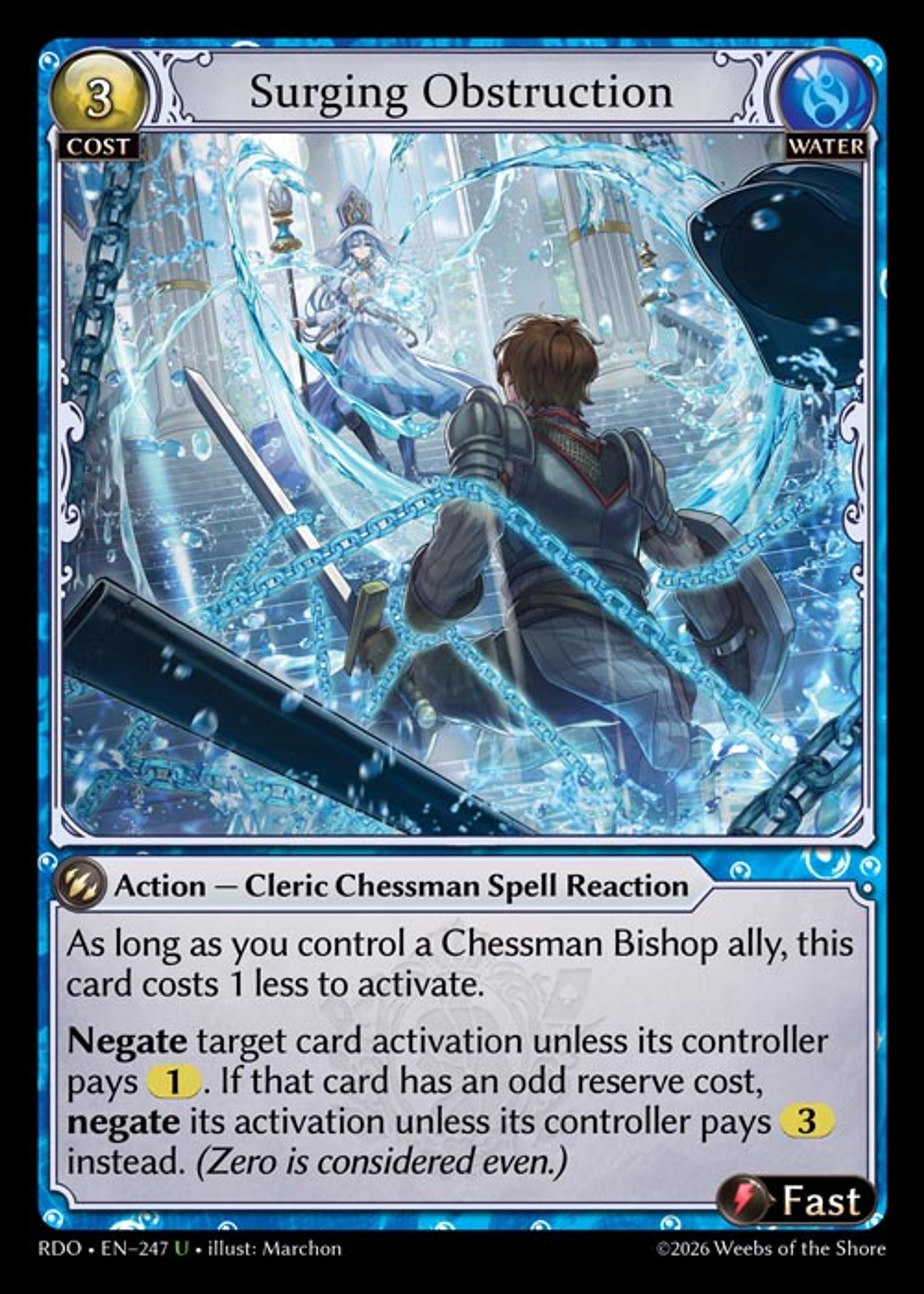 Surging Obstruction — Radiant Origins — Grand Archive
