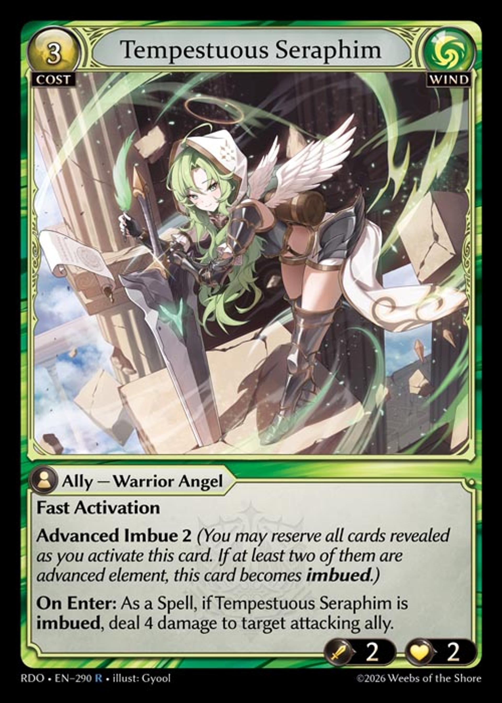 Tempestuous Seraphim — Radiant Origins — Grand Archive