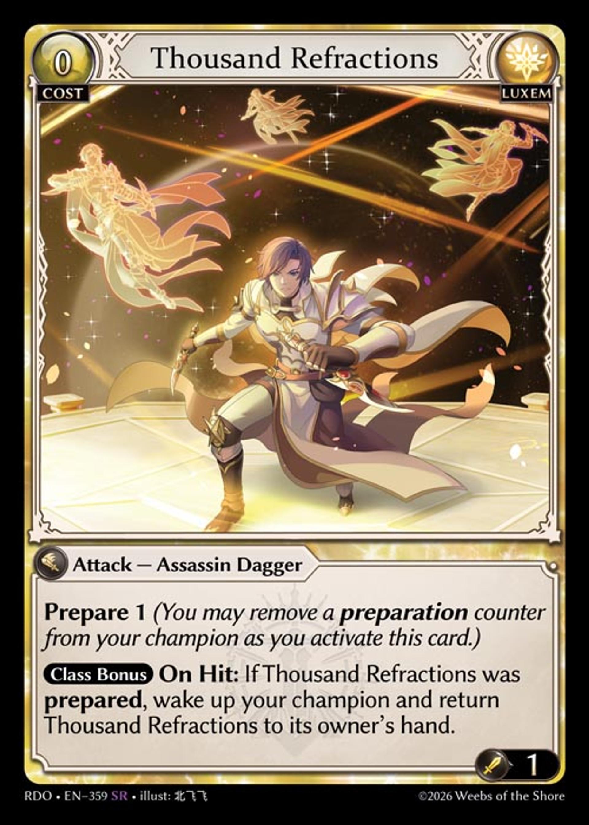 Thousand Refractions — Radiant Origins — Grand Archive TCG