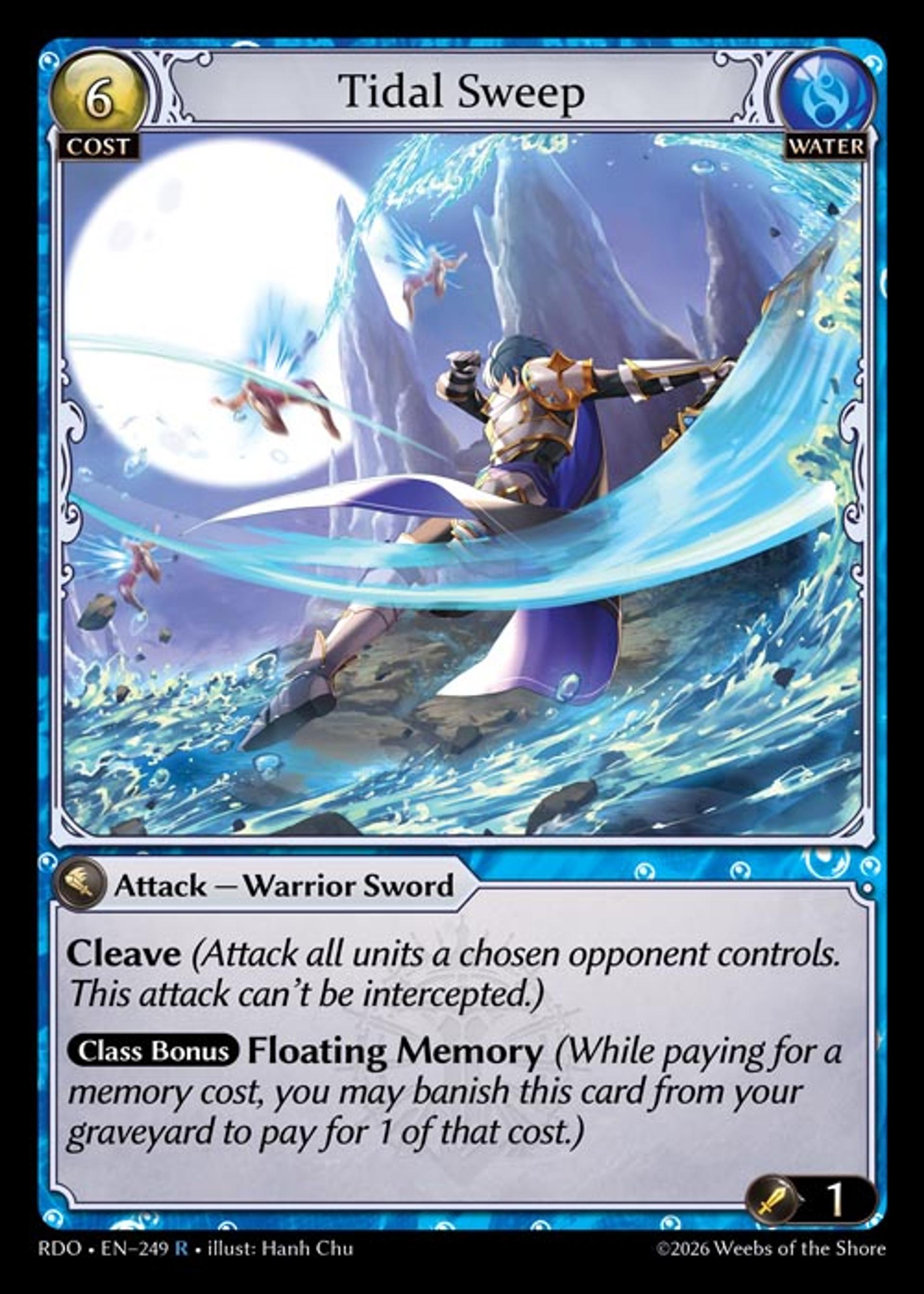 Tidal Sweep — Radiant Origins — Grand Archive TCG