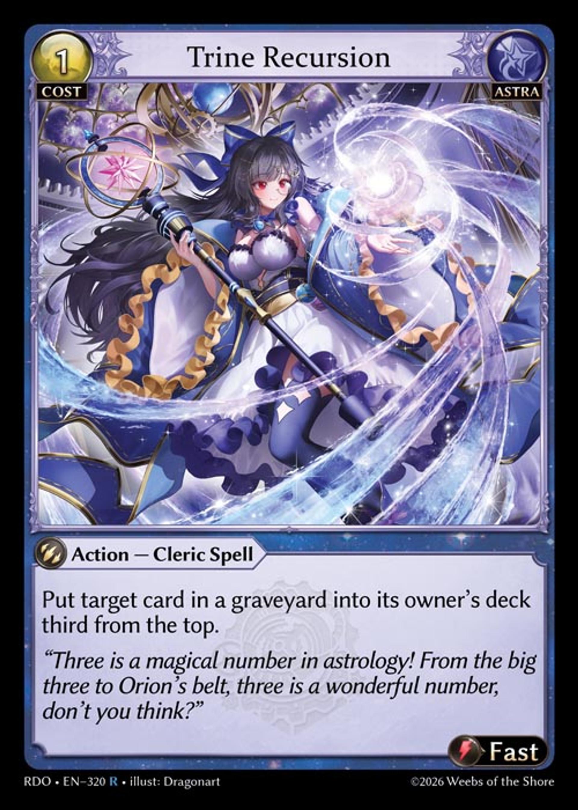 Trine Recursion — Radiant Origins — Grand Archive TCG