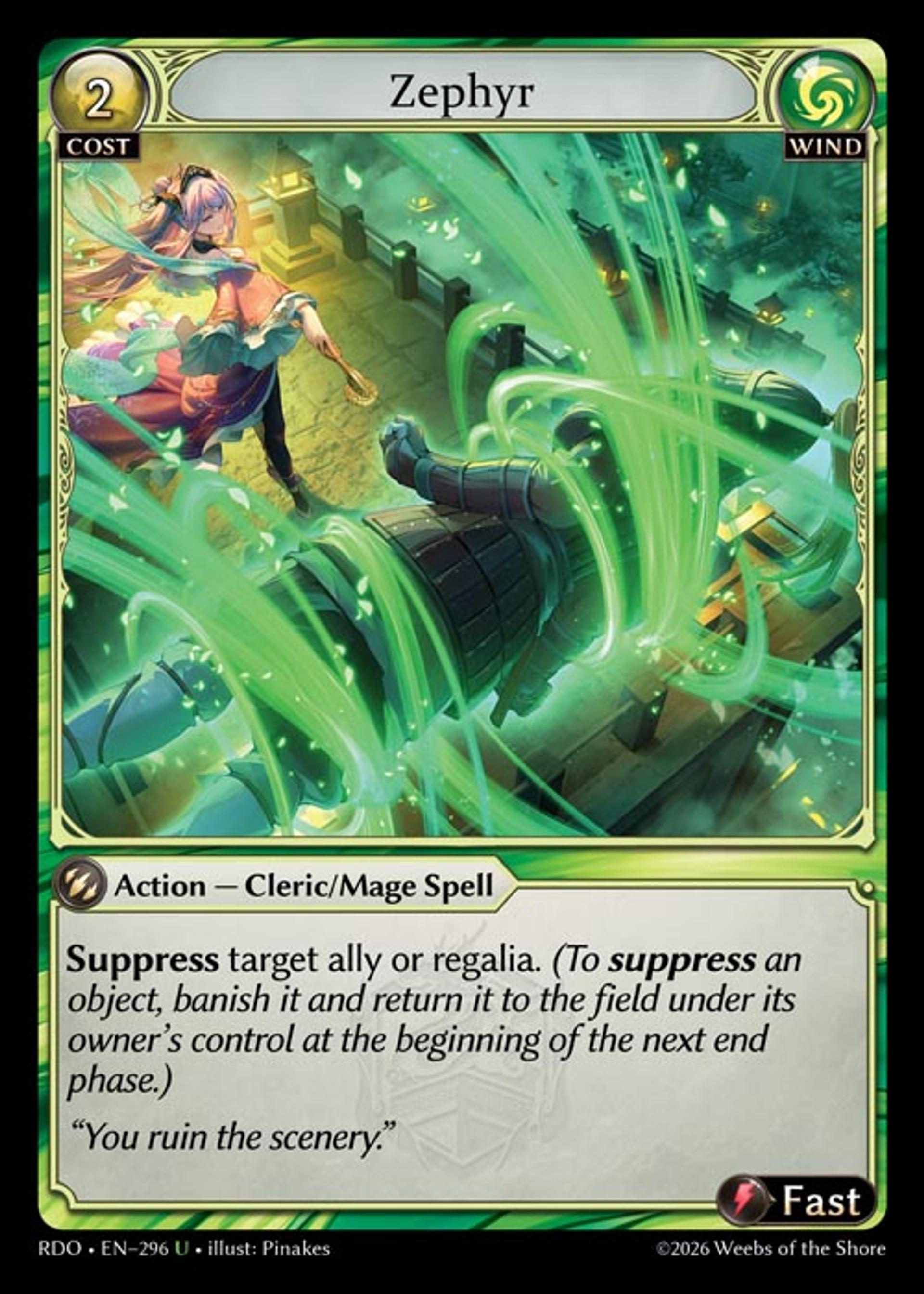 Zephyr — Radiant Origins — Grand Archive