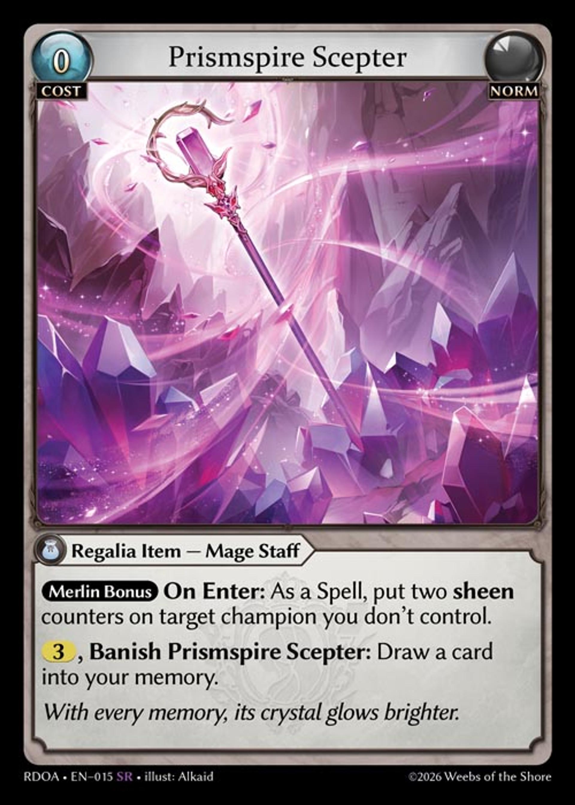Prismspire Scepter — Radiant Origins: Armaments — Grand Archive TCG
