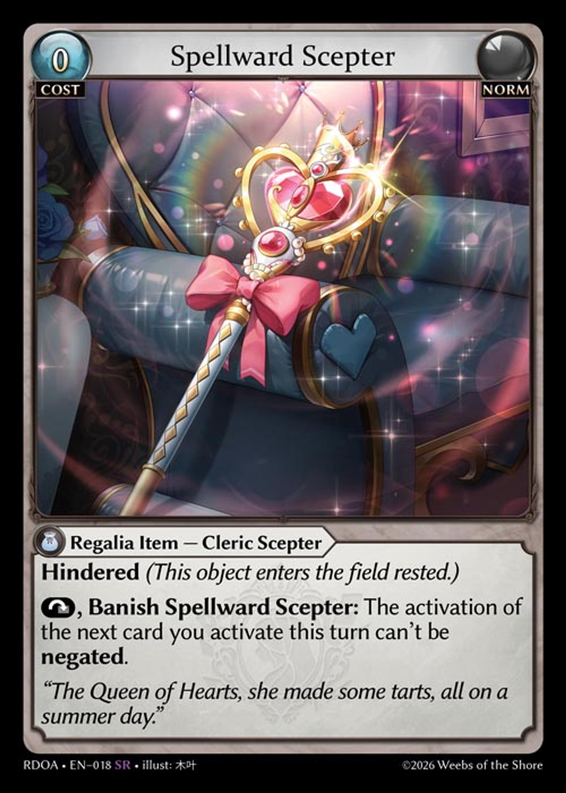 Spellward Scepter — Radiant Origins: Armaments — Grand Archive TCG