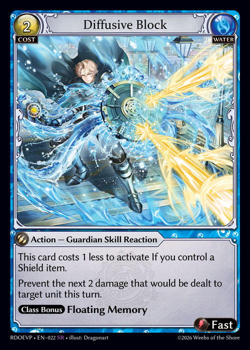 Diffusive Block — Radiant Origins Event Pack — Grand Archive TCG