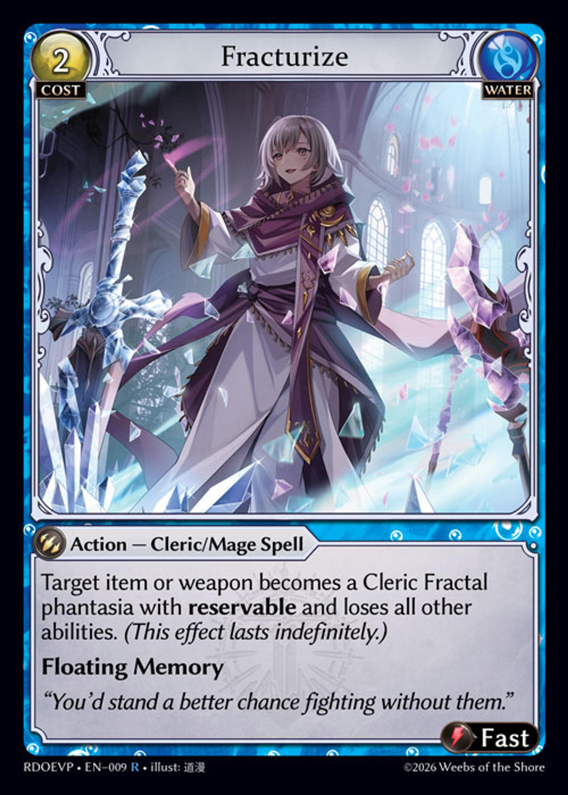 Fracturize — Radiant Origins Event Pack — Grand Archive TCG