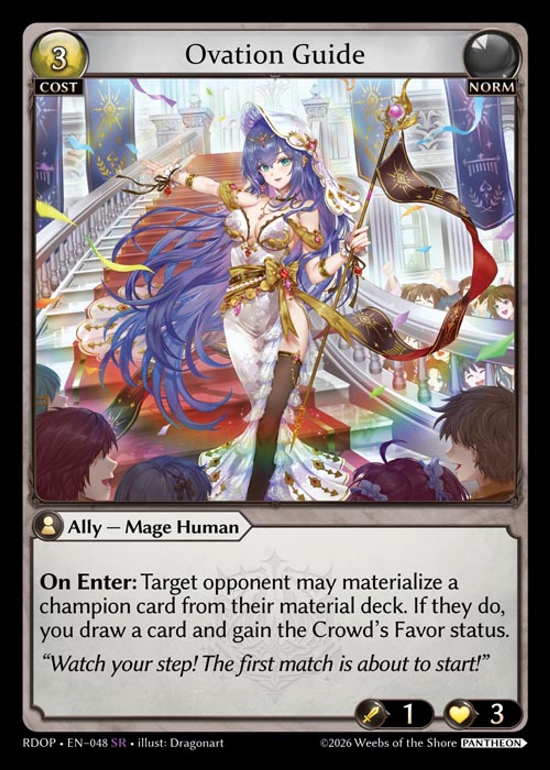 Ovation Guide — Radiant Origins: Pantheon — Grand Archive TCG