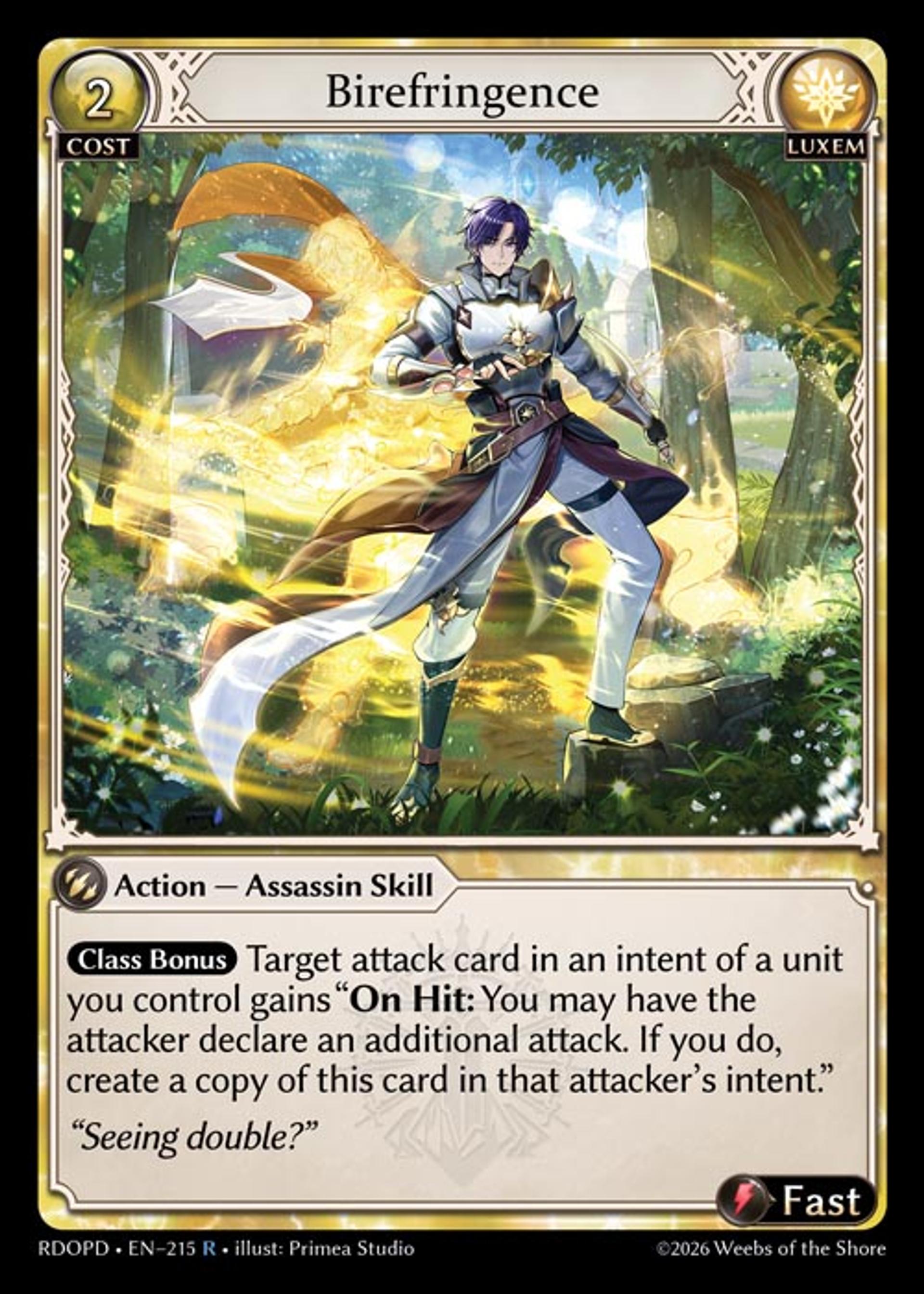 Birefringence — Radiant Origins Pantheon Decks — Grand Archive TCG