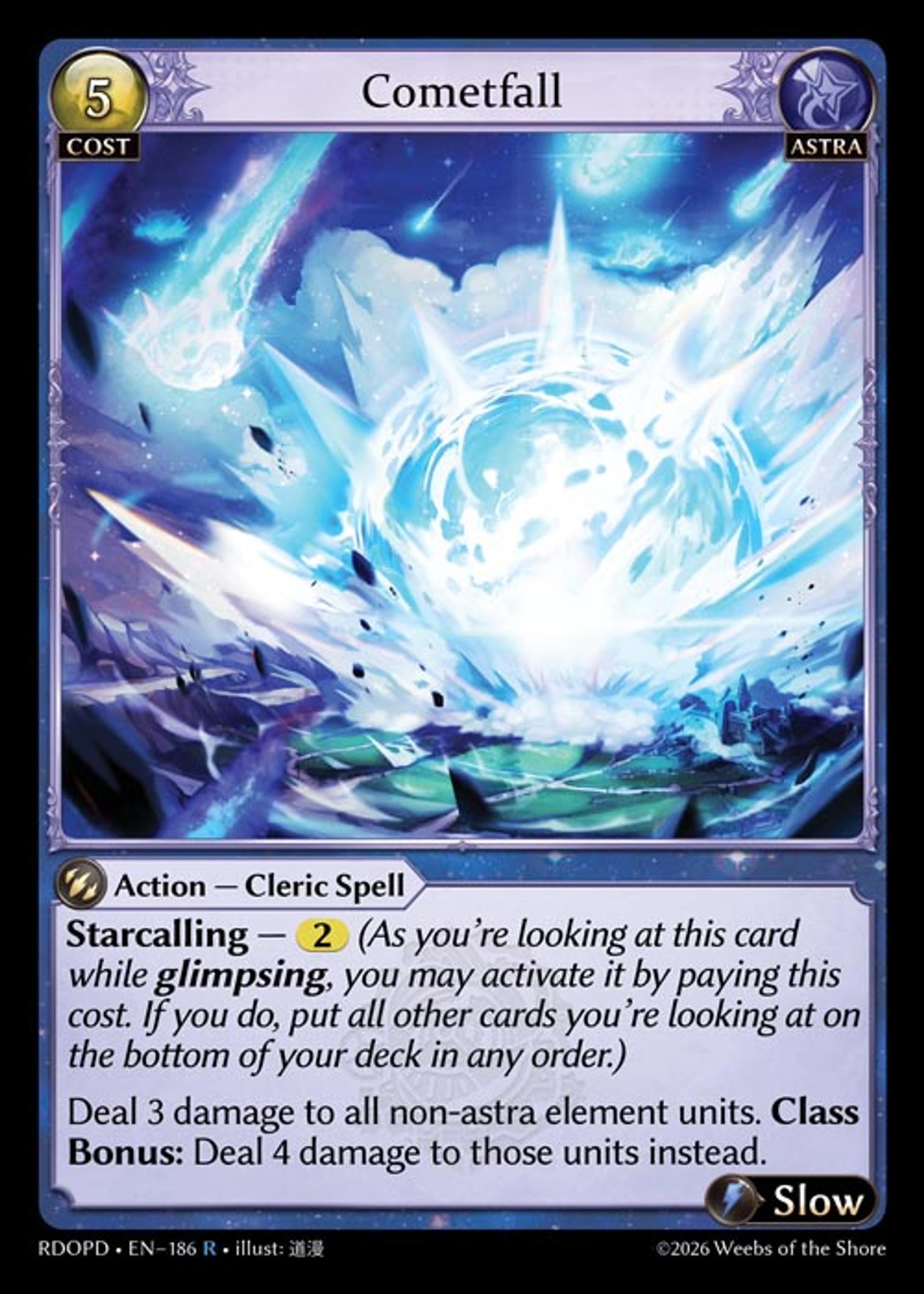 Cometfall — Radiant Origins Pantheon Decks — Grand Archive TCG