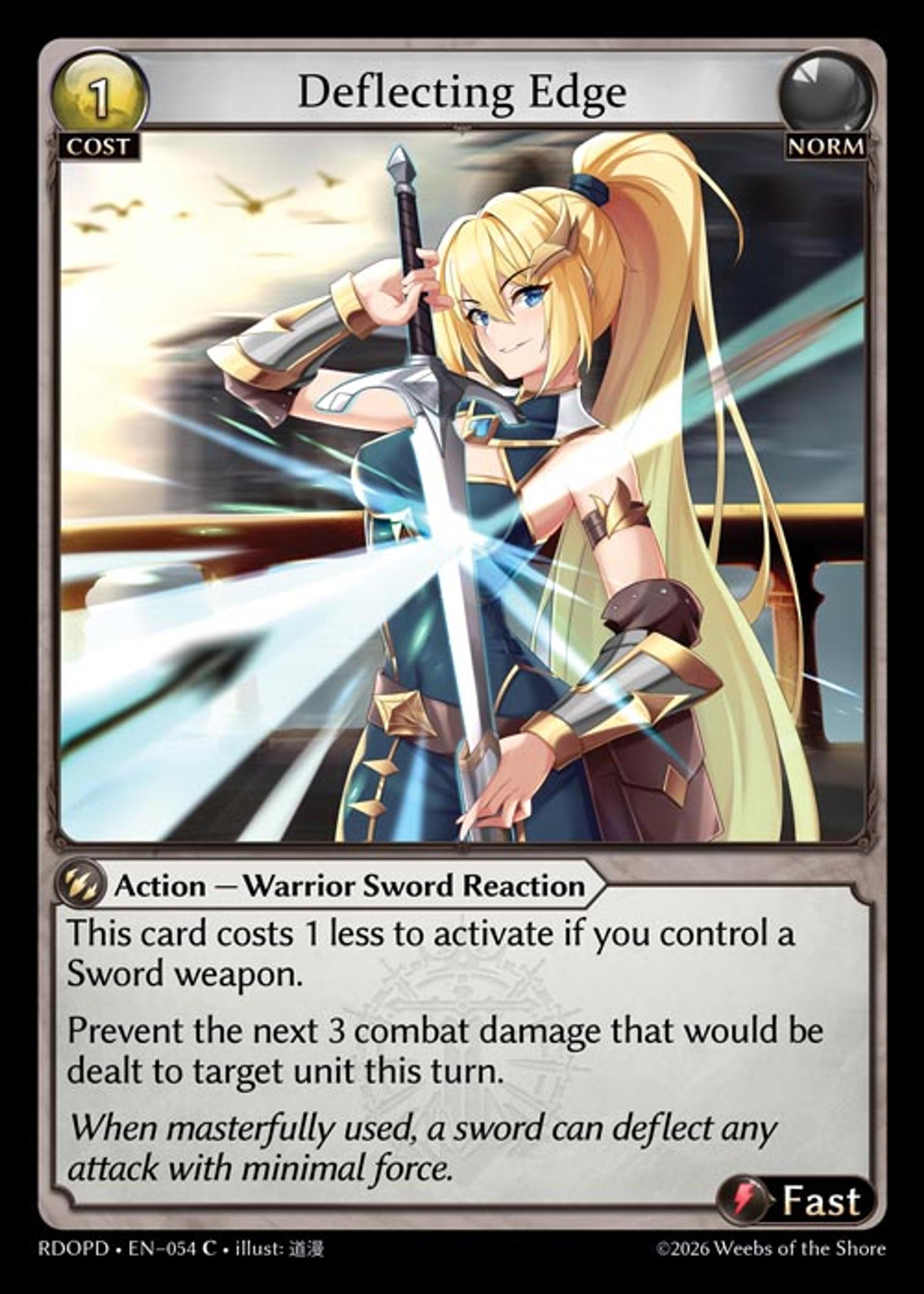 Deflecting Edge — Radiant Origins Pantheon Decks — Grand Archive TCG