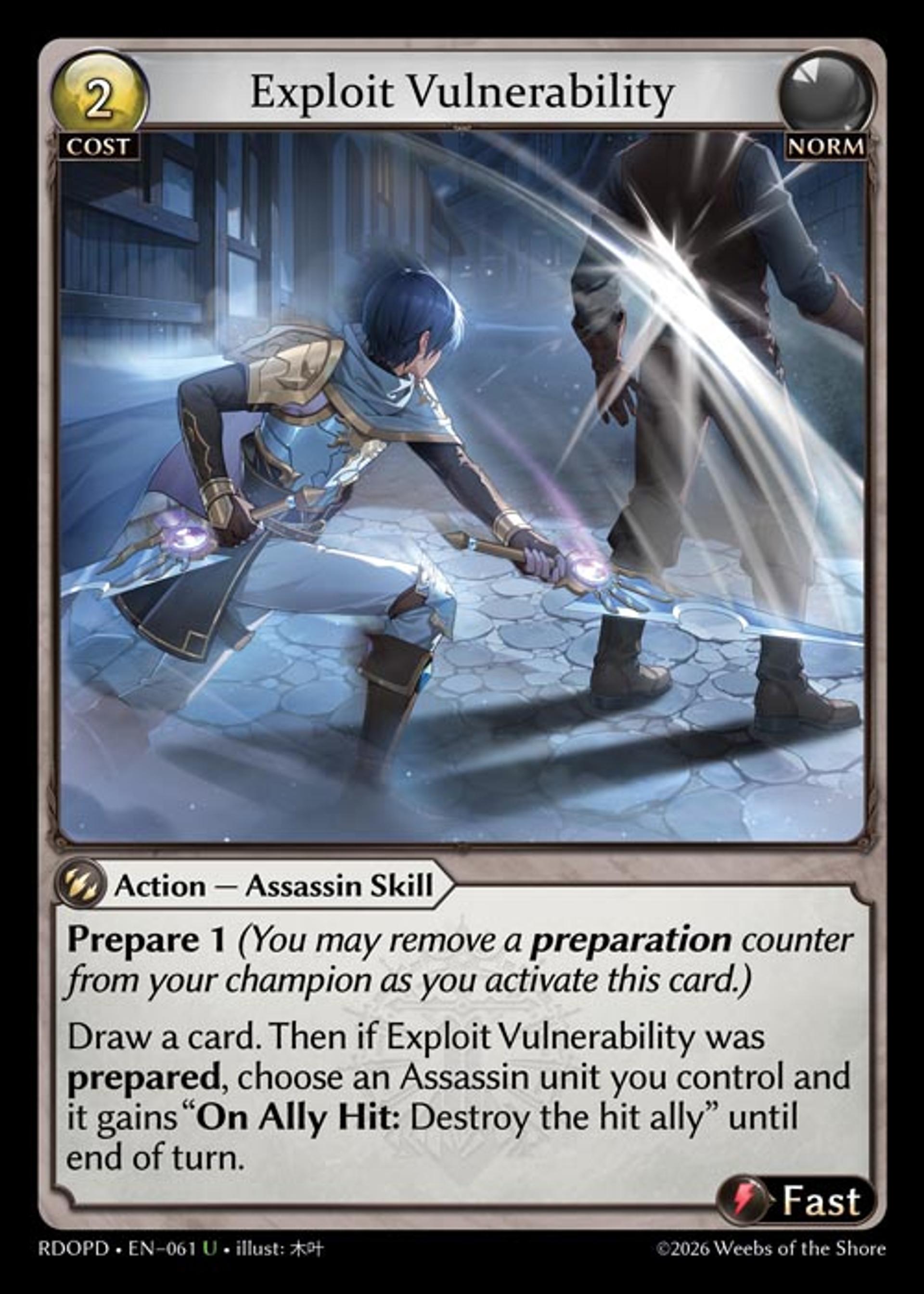 Exploit Vulnerability — Radiant Origins Pantheon Decks — Grand Archive TCG