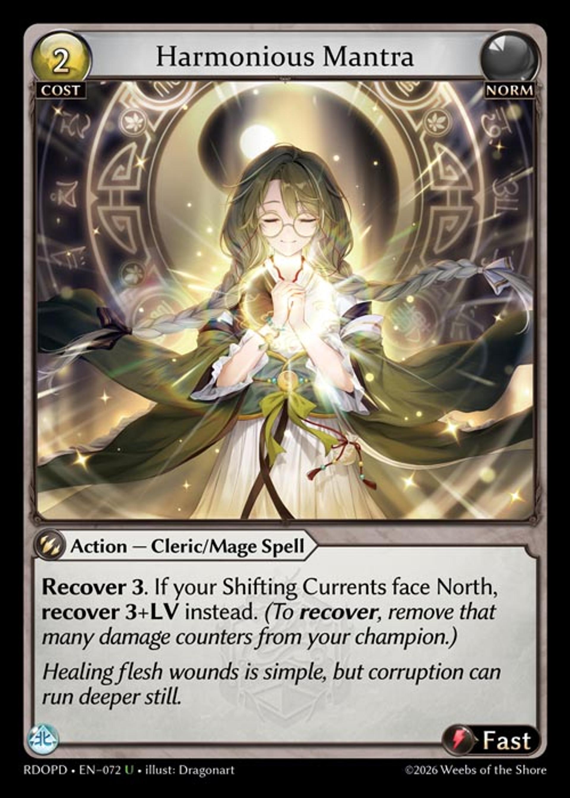 Harmonious Mantra — Radiant Origins Pantheon Decks — Grand Archive TCG