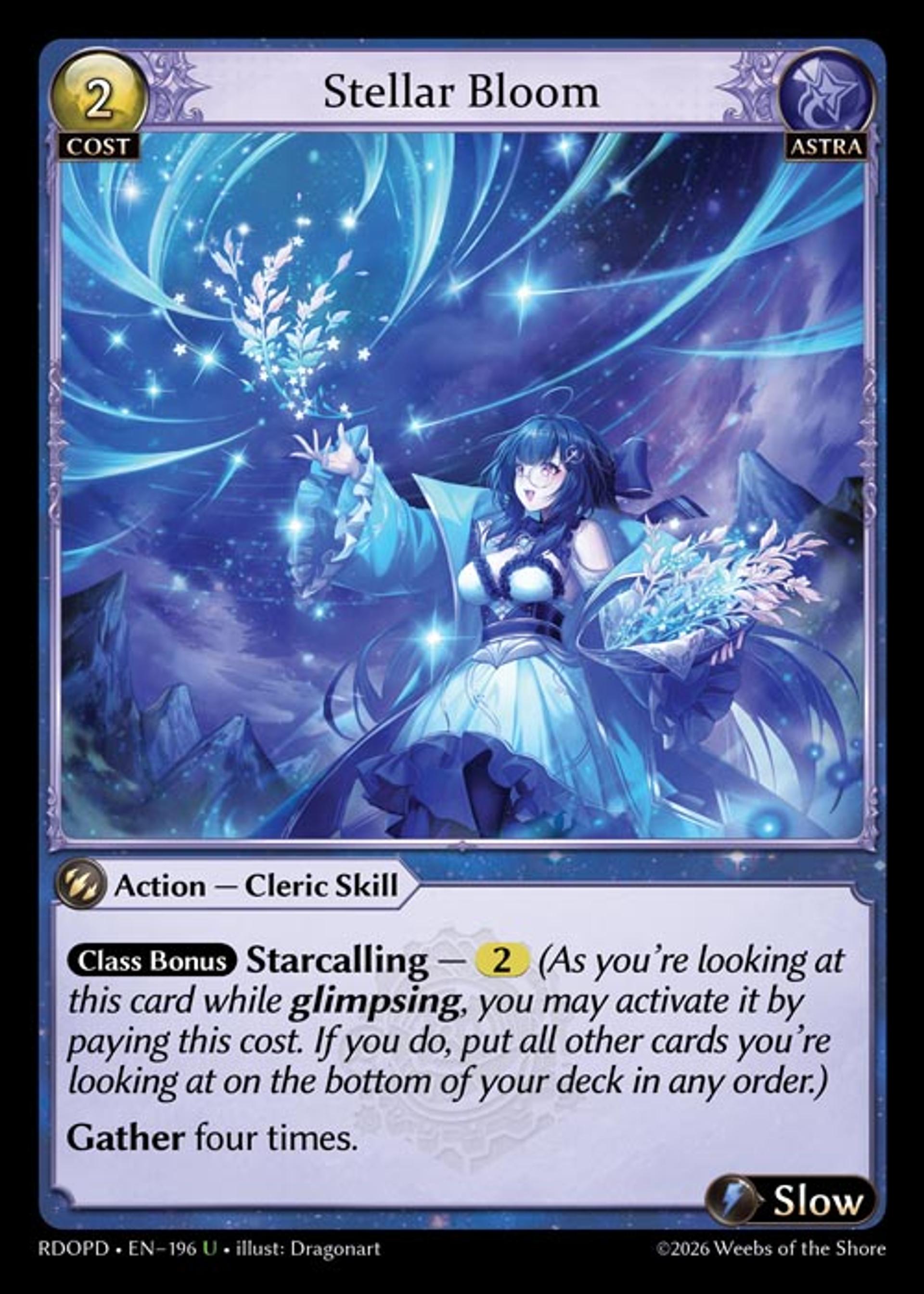 Stellar Bloom — Radiant Origins Pantheon Decks — Grand Archive TCG