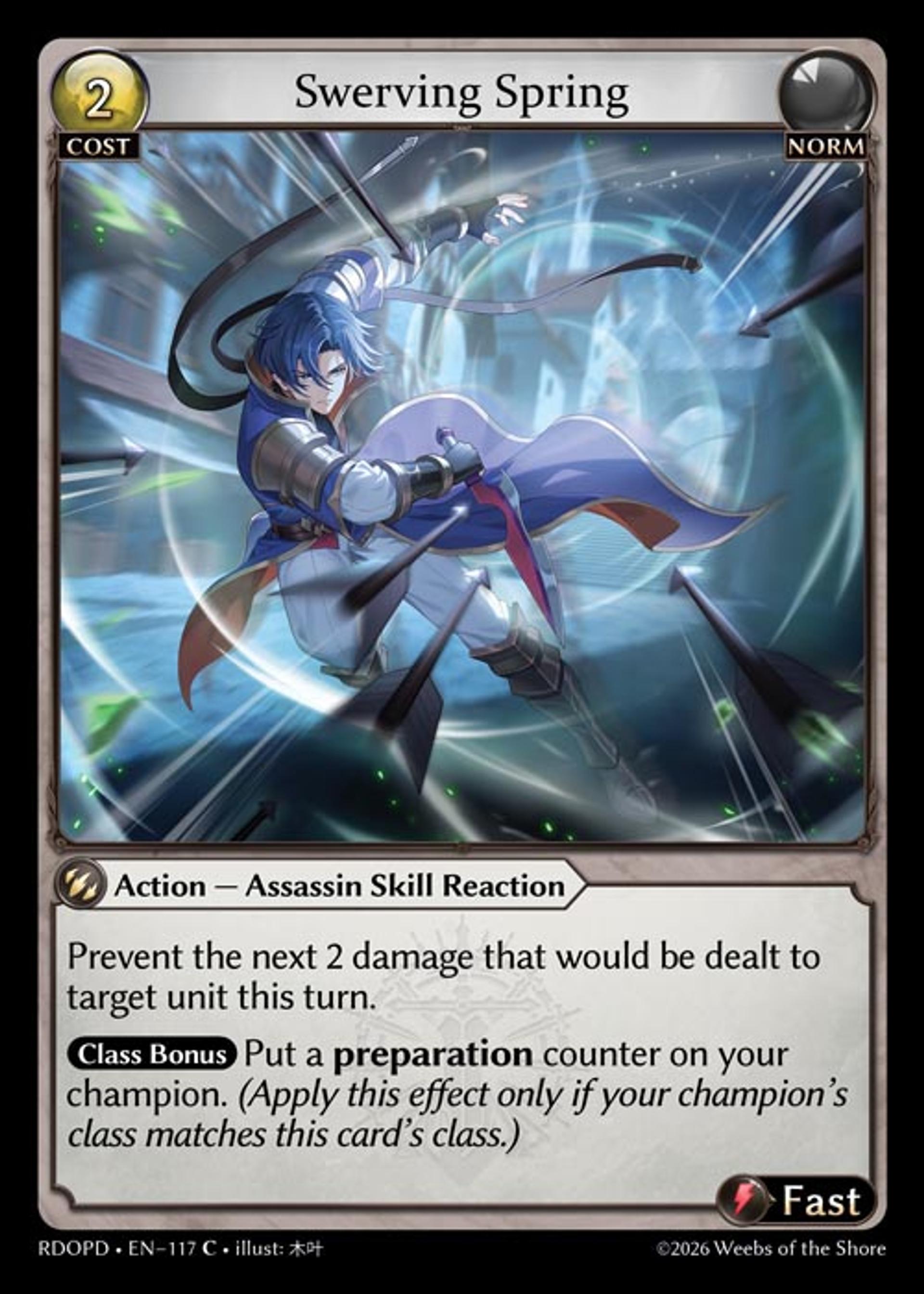 Swerving Spring — Radiant Origins Pantheon Decks — Grand Archive TCG