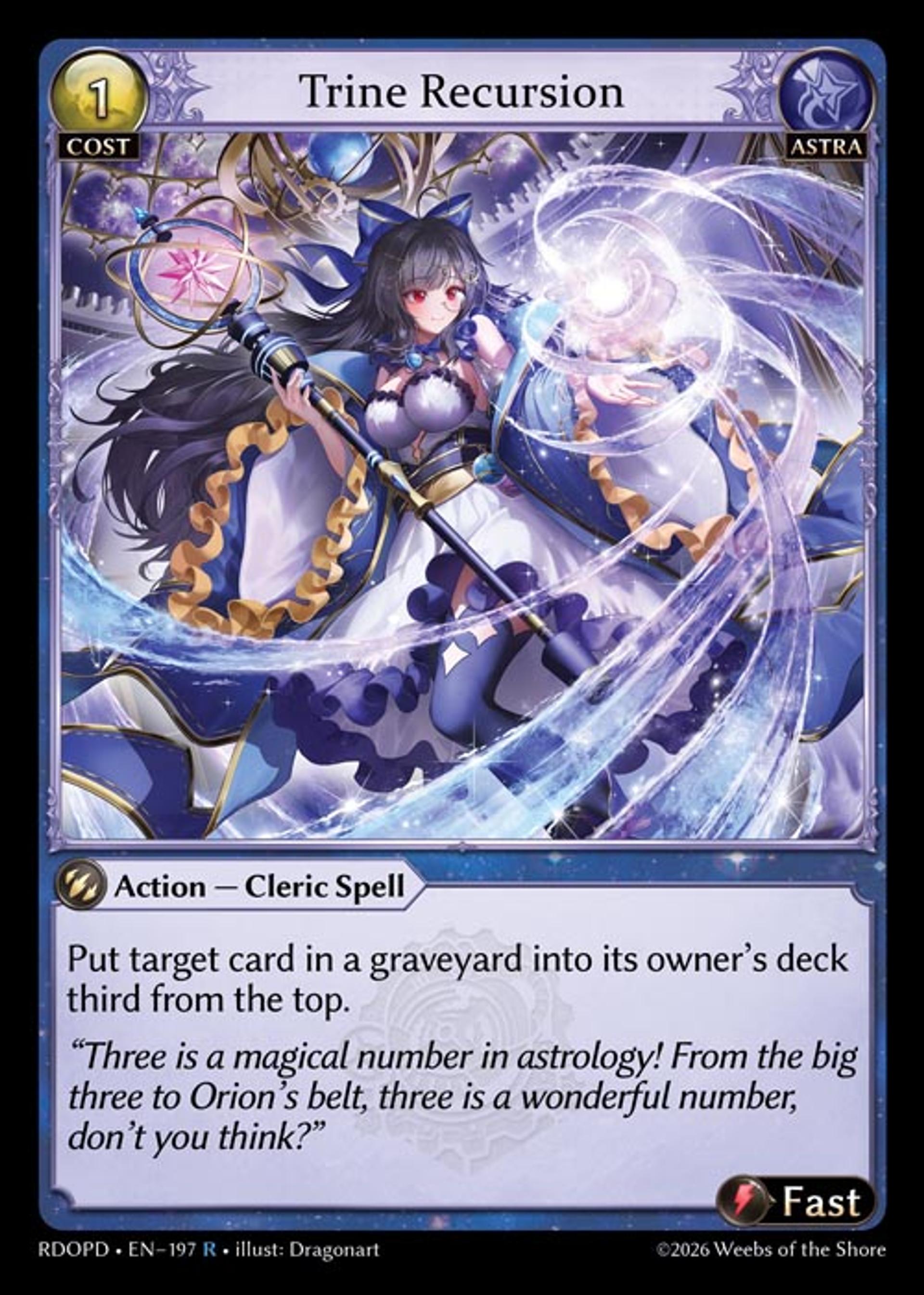 Trine Recursion — Radiant Origins Pantheon Decks — Grand Archive TCG