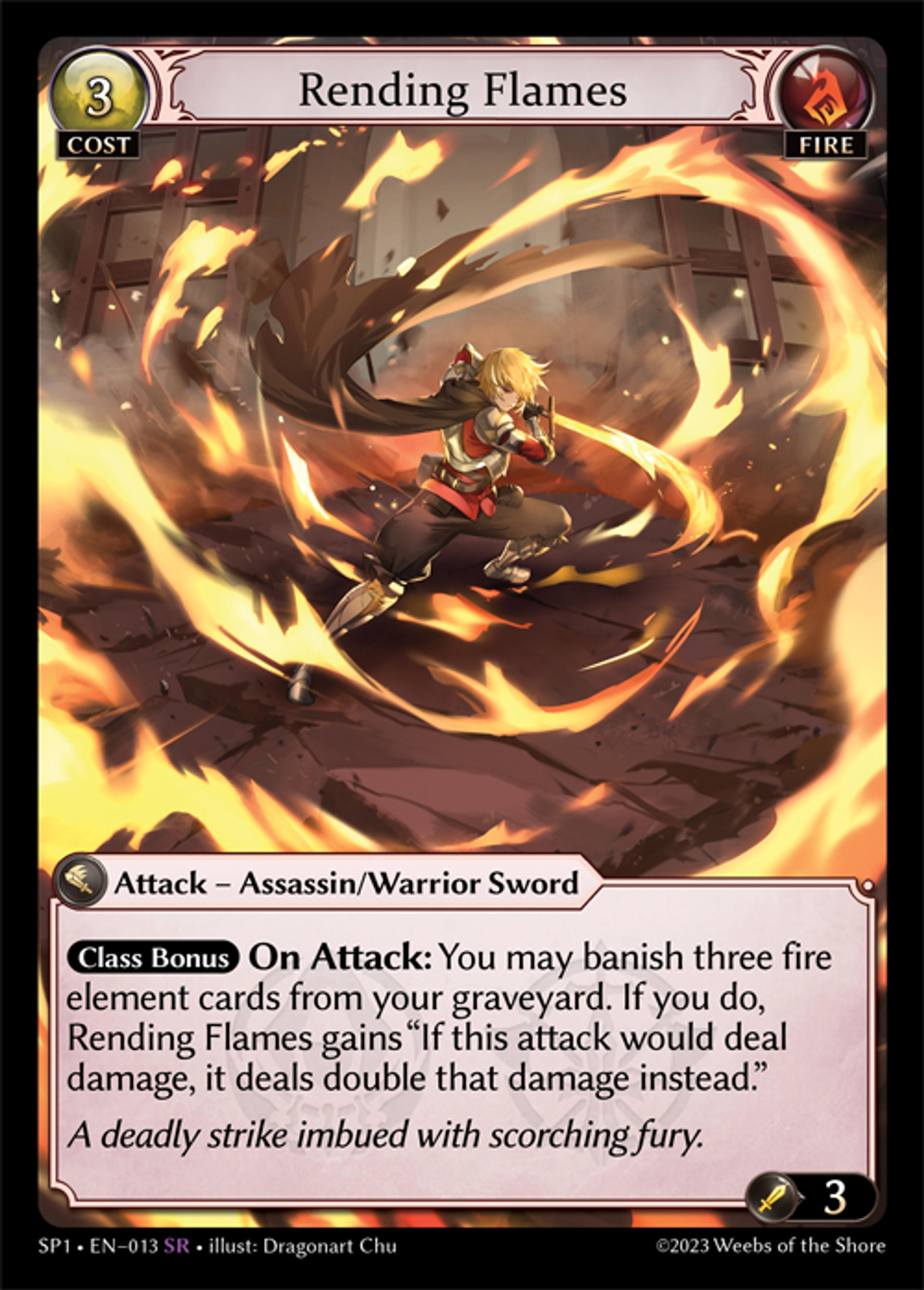 Rending Flames — Supporter Pack 1 — Grand Archive