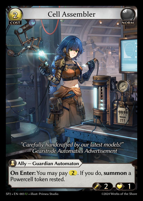 Cell Assembler — Supporter Pack 2 — Grand Archive TCG