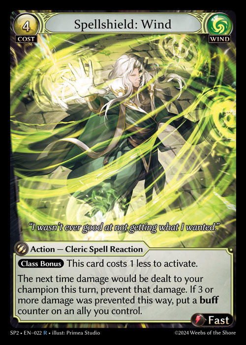 Spellshield: Wind — Supporter Pack 2 — Grand Archive TCG