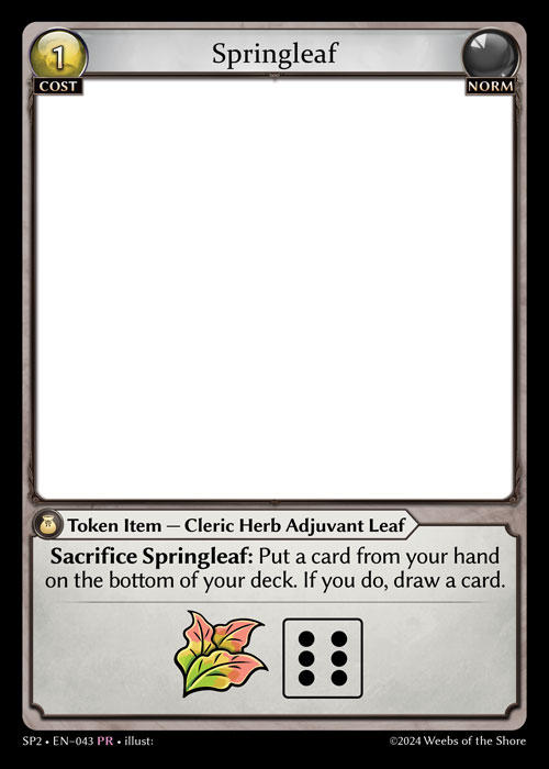 Springleaf — Supporter Pack 2 — Grand Archive TCG