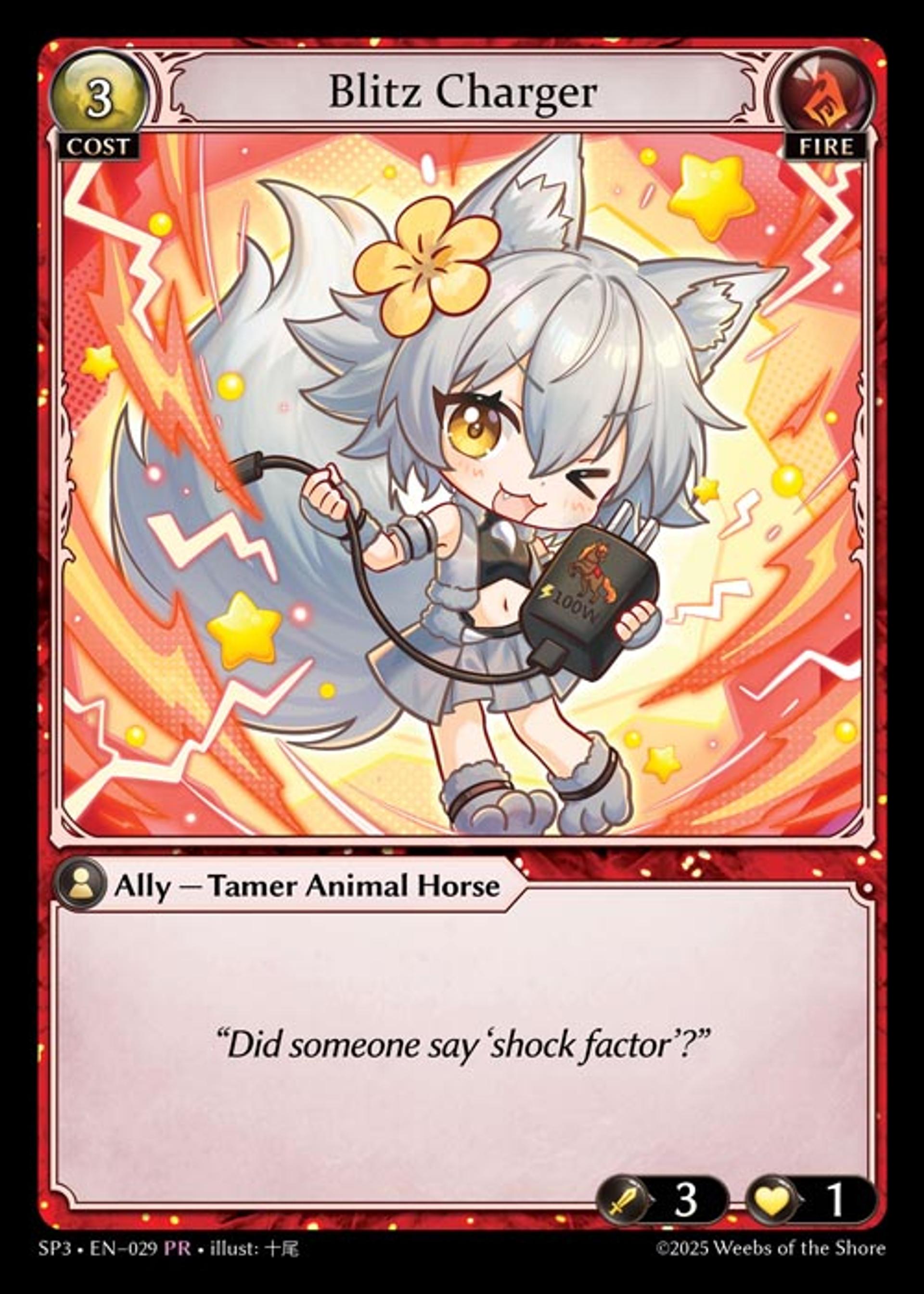 Blitz Charger — Supporter Pack 3 — Grand Archive TCG