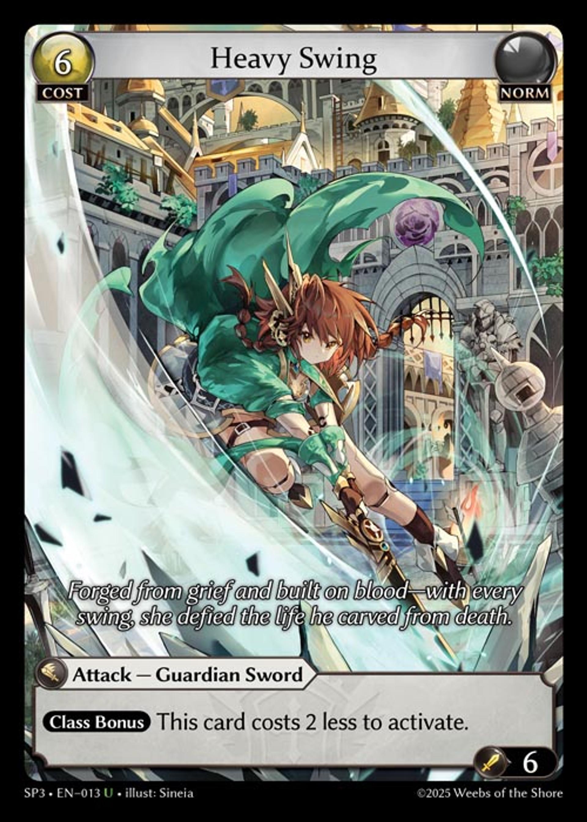 Heavy Swing — Supporter Pack 3 — Grand Archive TCG