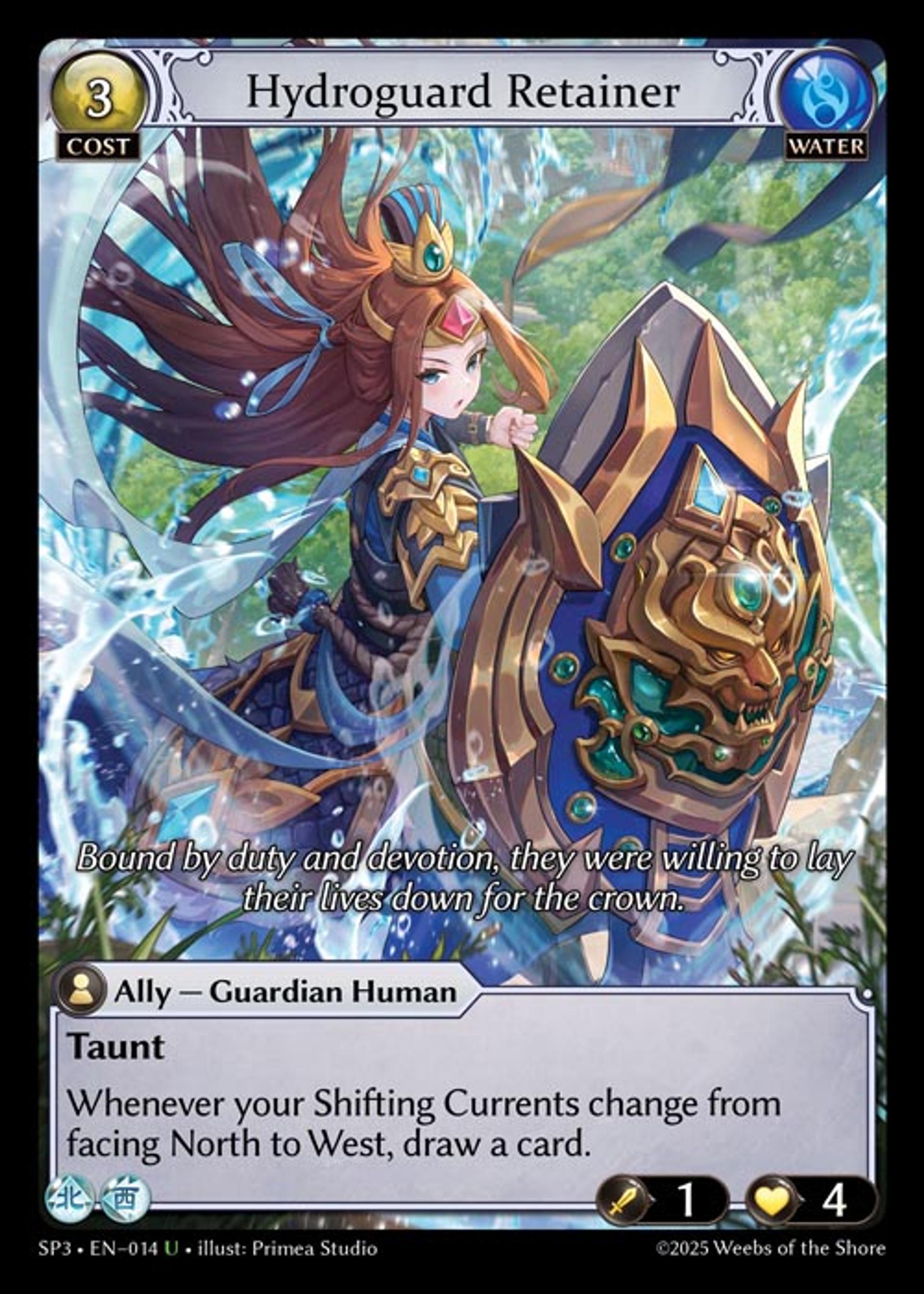 Hydroguard Retainer — Supporter Pack 3 — Grand Archive TCG