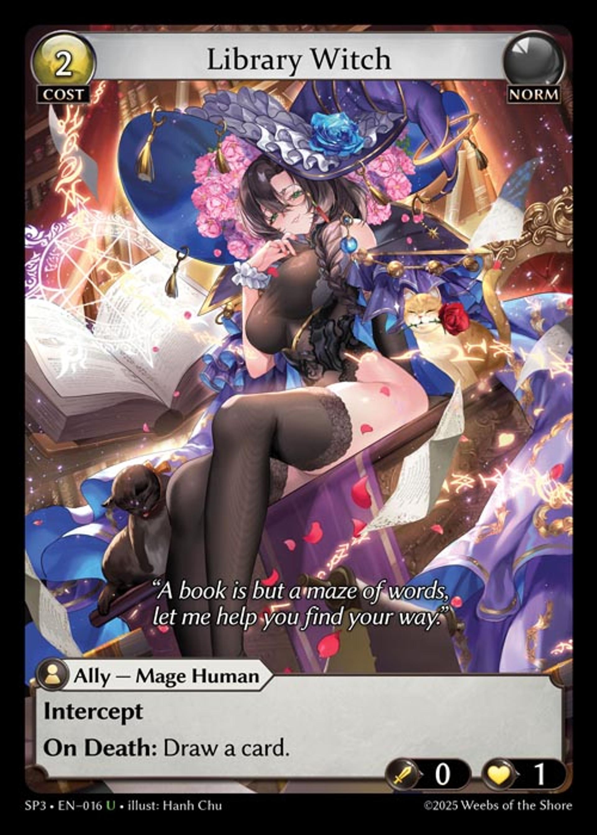 Library Witch — Supporter Pack 3 — Grand Archive TCG