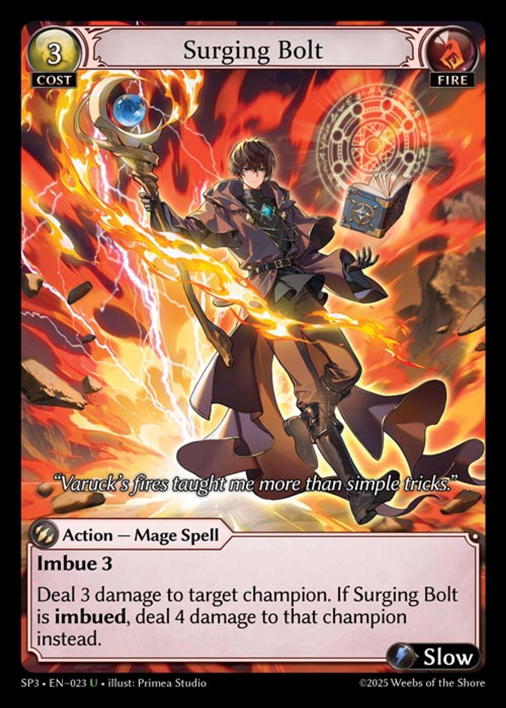 Surging Bolt — Supporter Pack 3 — Grand Archive TCG