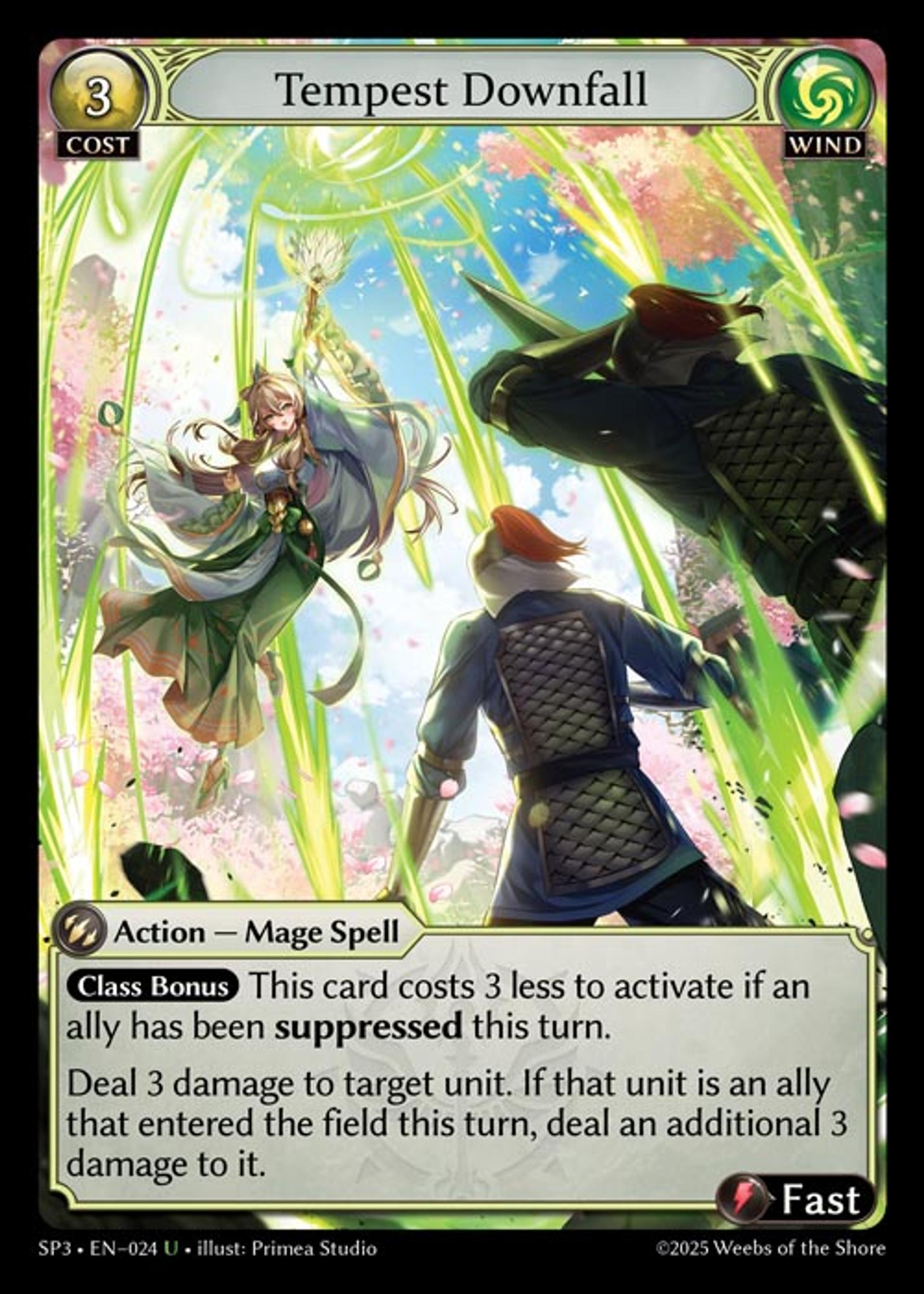 Tempest Downfall — Supporter Pack 3 — Grand Archive TCG