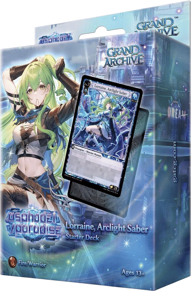 .asphodel/paradise Starter Deck Lorraine, Arclight Saber — .asphodel/paradise Starter Decks — Grand Archive TCG
