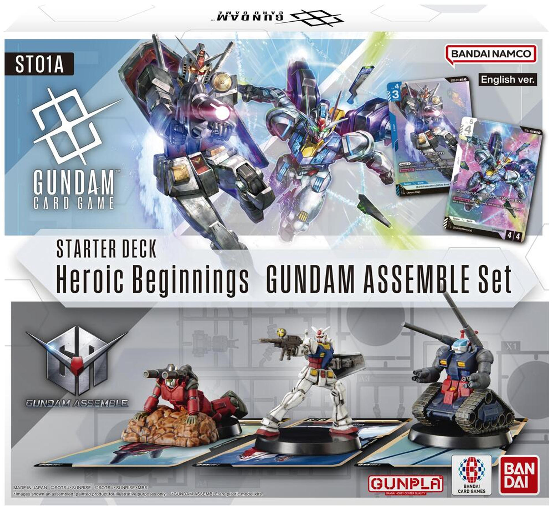 Product image for Starter Deck 01: Heroic Beginnings - Gundam Assemble Starter Set