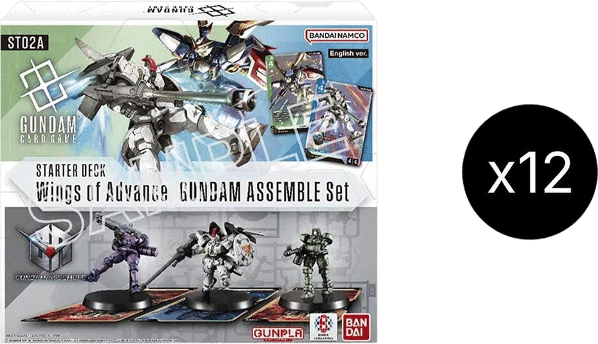 Product image for Starter Deck 02: Wings of Advance - Gundam Assemble Starter Set Display Case