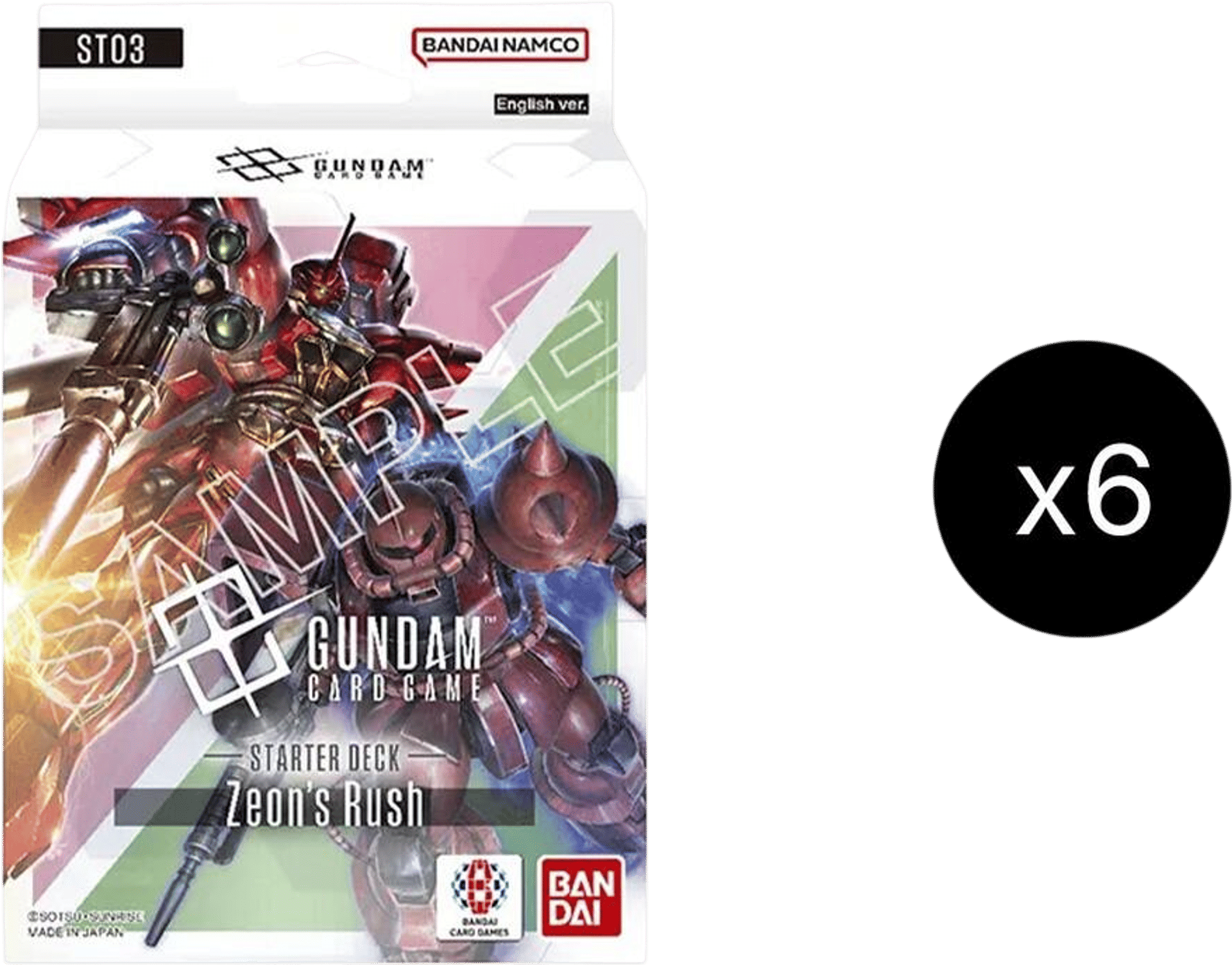 Product image for Starter Deck 03: Zeon's Rush Display