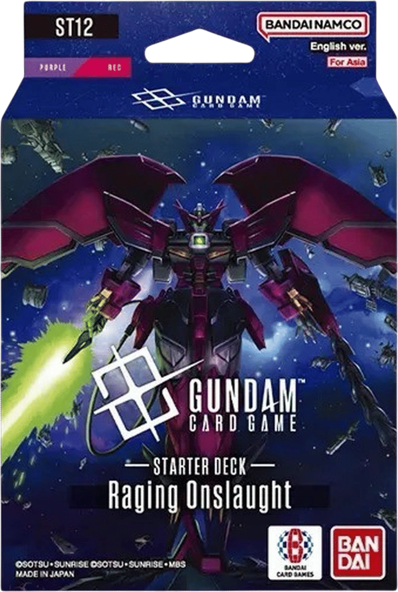 Starter Deck 12 : Raging Onslaught — Starter Deck 12: Raging Onslaught — Gundam Card Game