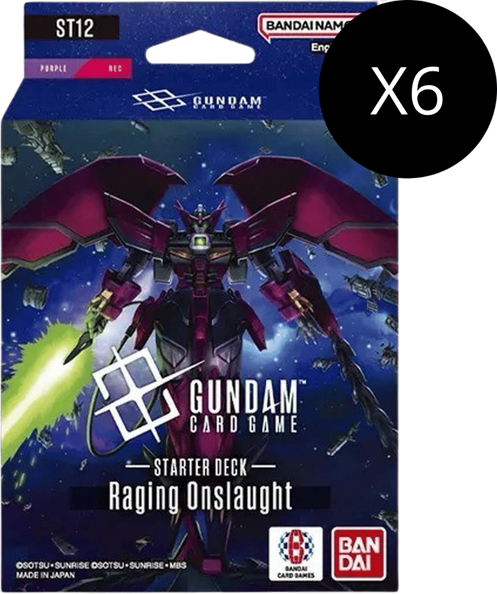 Starter Deck 12 : Display - Raging Onslaught — Starter Deck 12: Raging Onslaught — Gundam Card Game