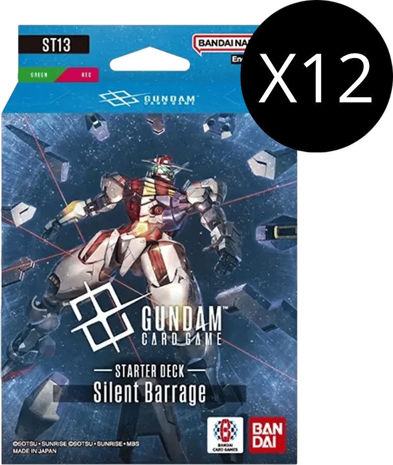 Starter Deck 13 : Display Case - Silent Barrage — Starter Deck 13: Silent Barrage — Gundam Card Game